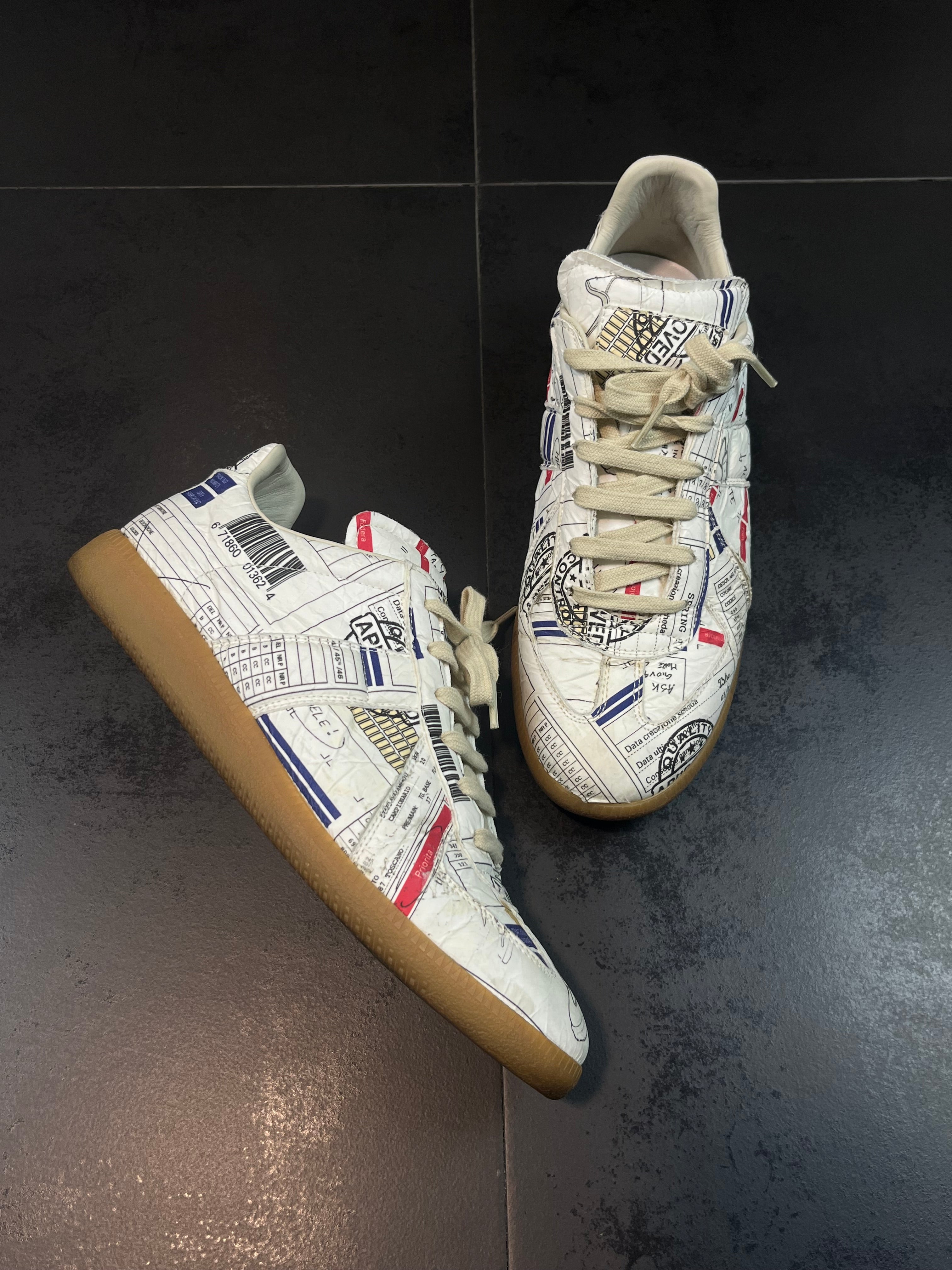 AW17 Maison Margiela “Sample Files” Paper Gats