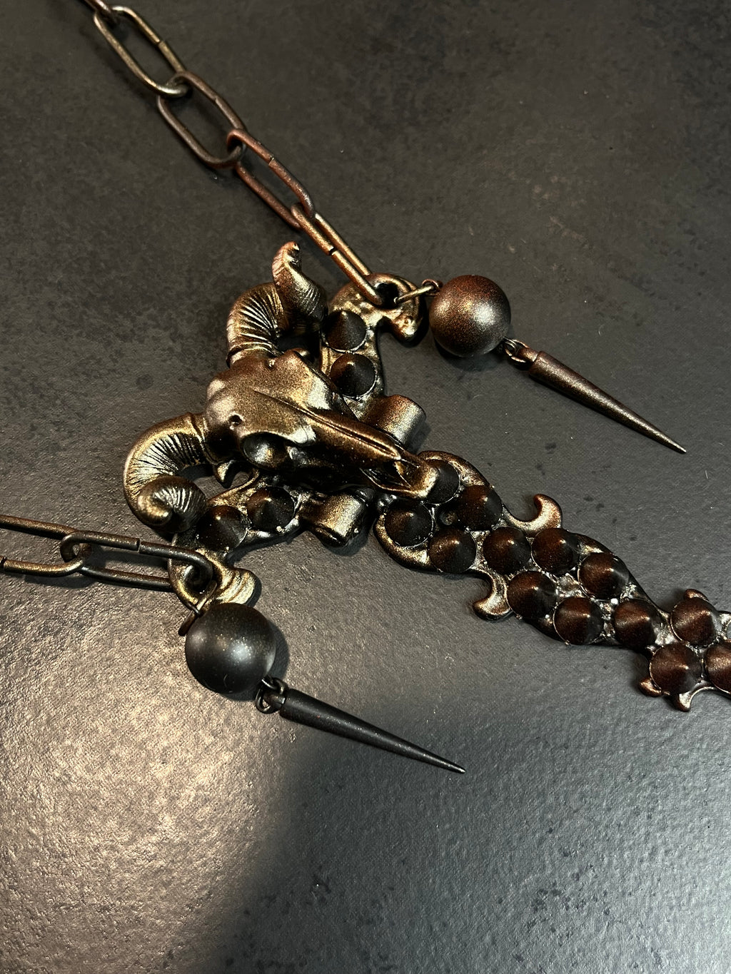 1of1 1994 Jean Pault Gaultier Buffalo Thorns Necklace