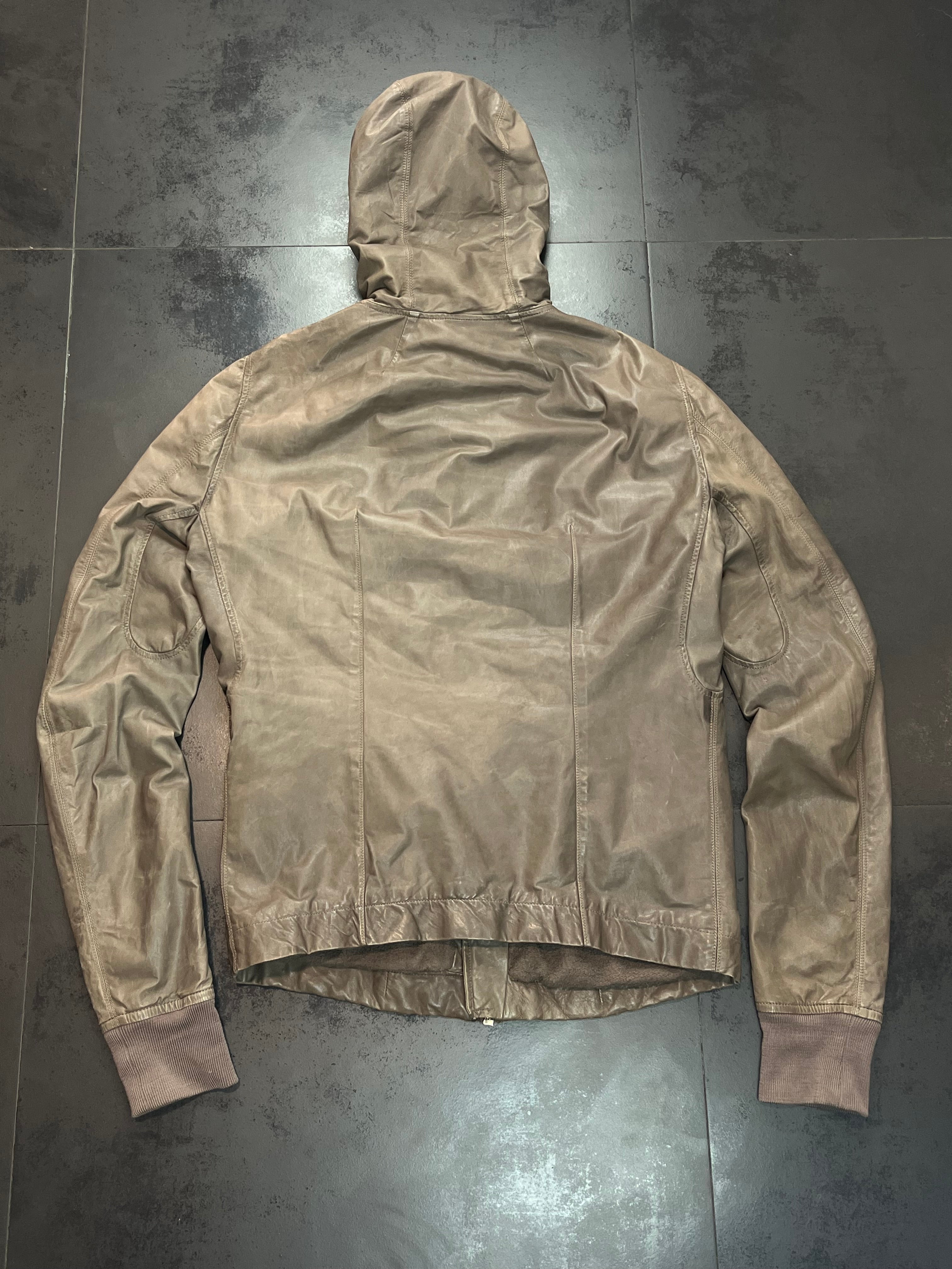 AW09 Rick Owens Crust “Scuba/Bullet” Leather Jacket