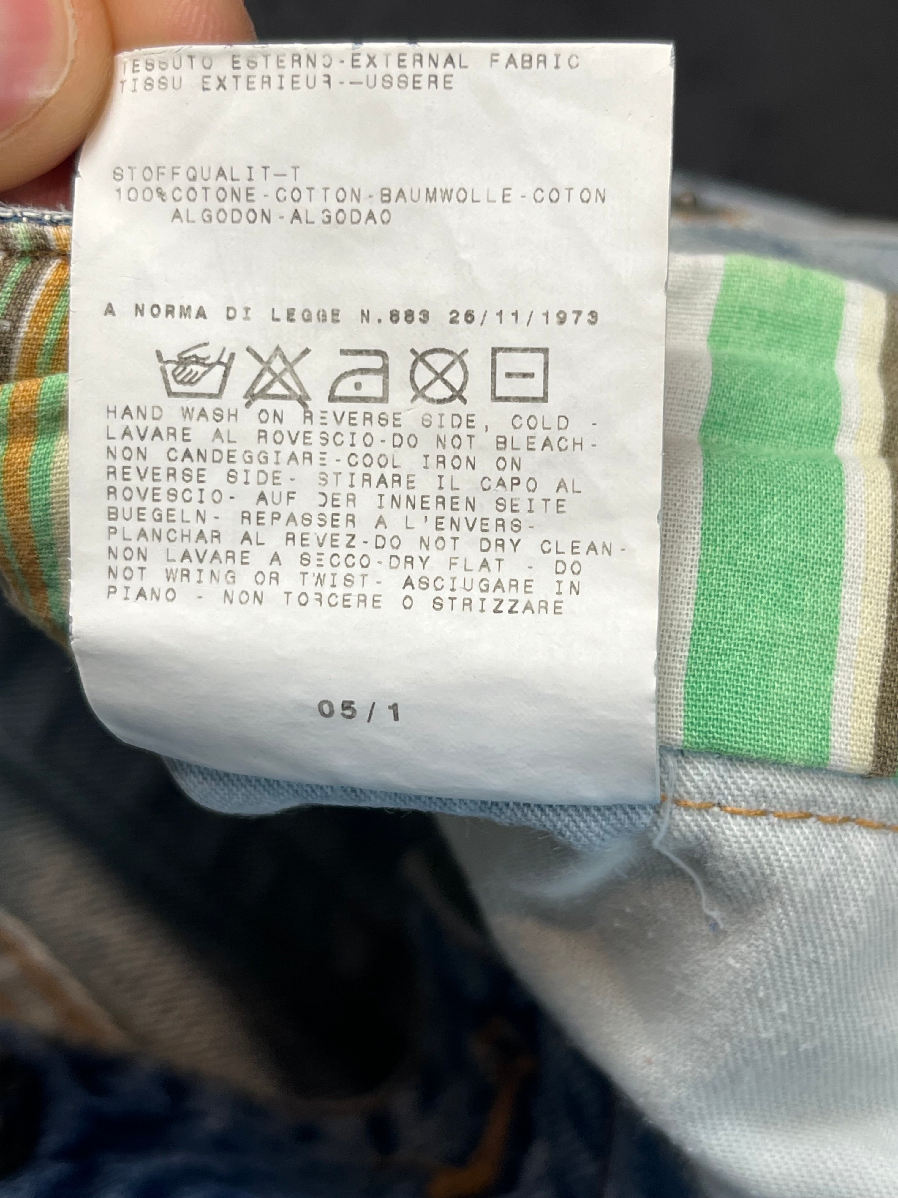 2000s Dolce & Gabbana Studded-Eroded Bootcut Denim