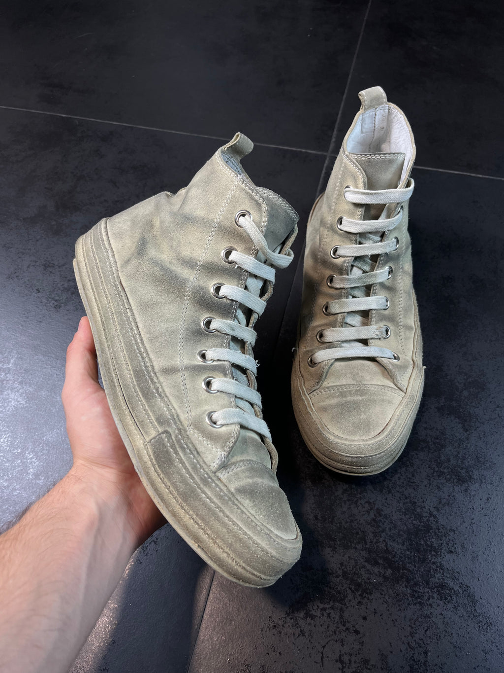2008 Ann Demeulemeester “Scamosciato” Hi Top