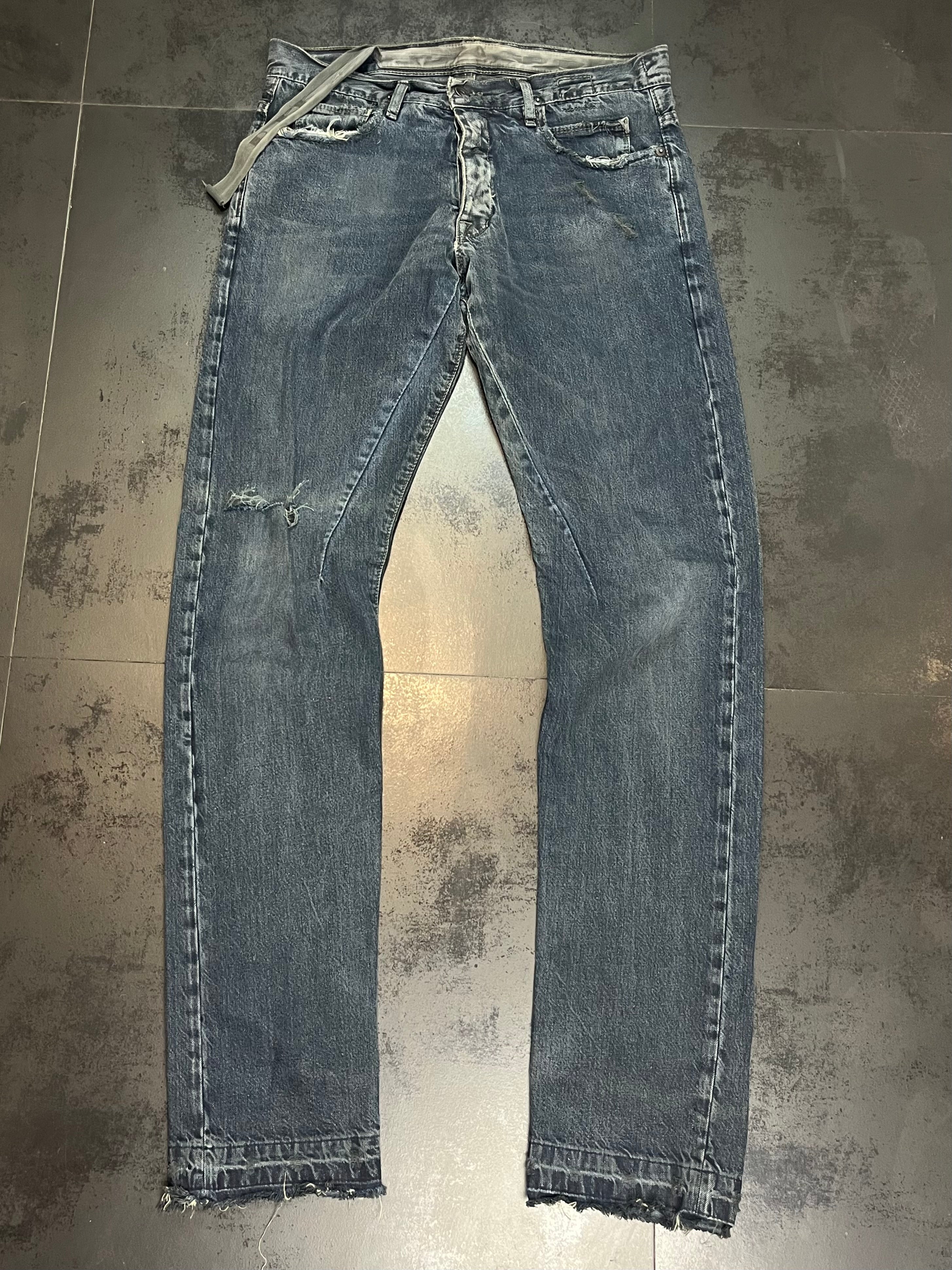 AW09 Rick Owens “Crust” Overdyed Detroit Denim