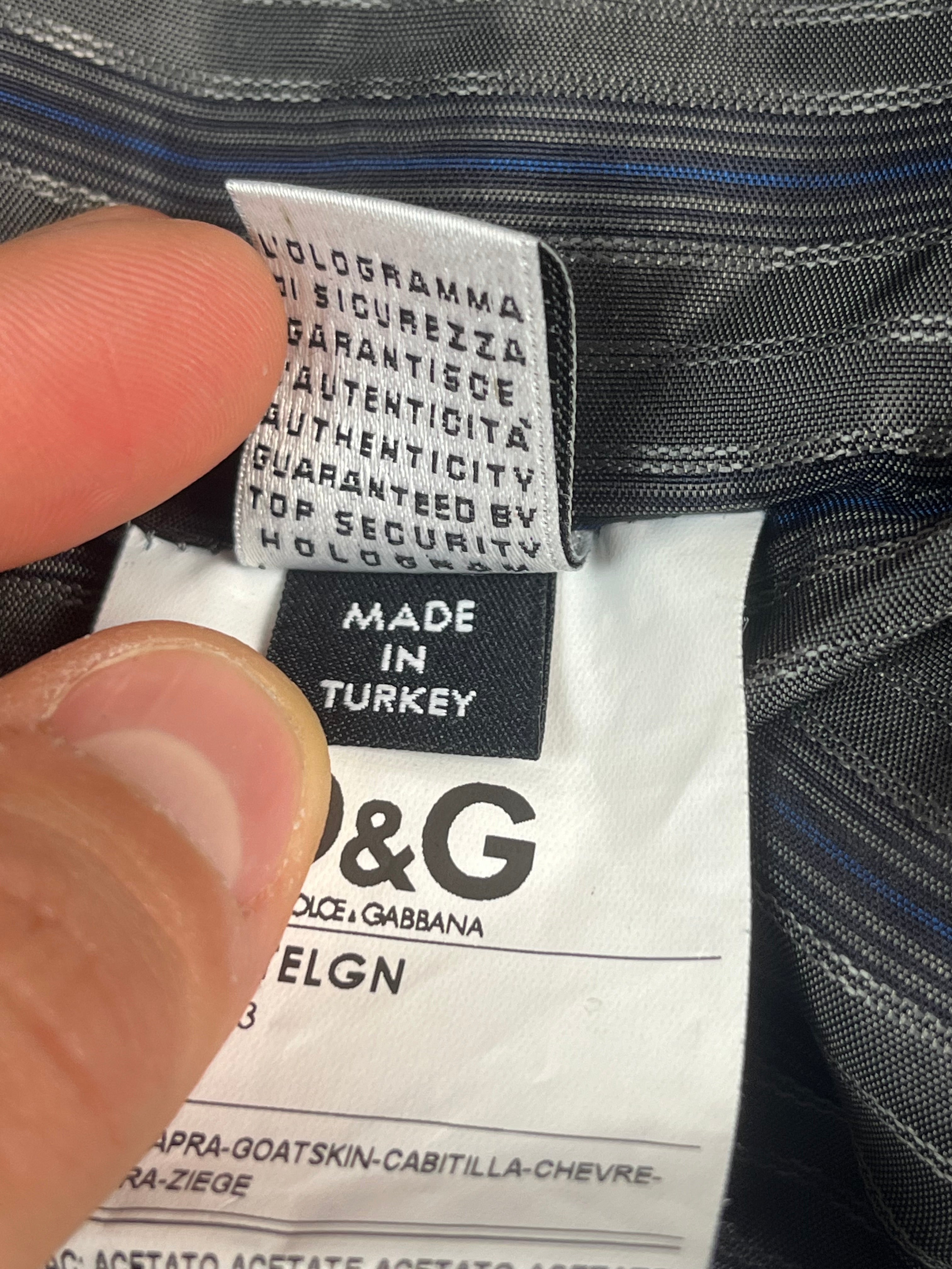 Aw08 Dolce & Gabbana Utility Leather Jacket