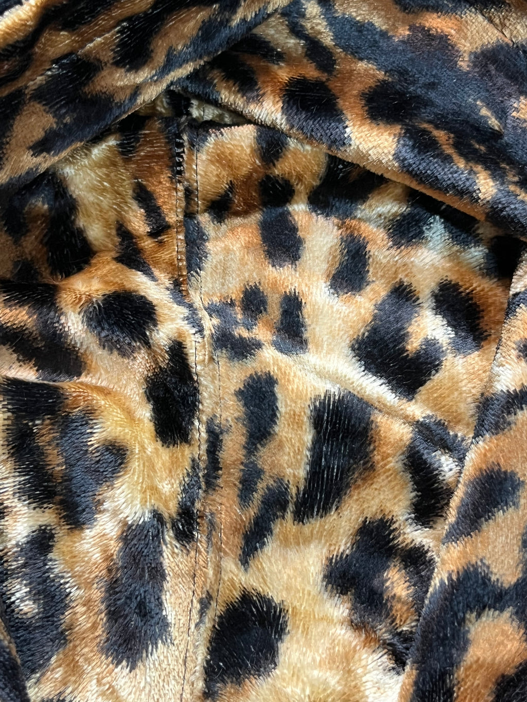 Mastermind x Neighborhood “Teddy” Cheetah Print Velour Hoodie