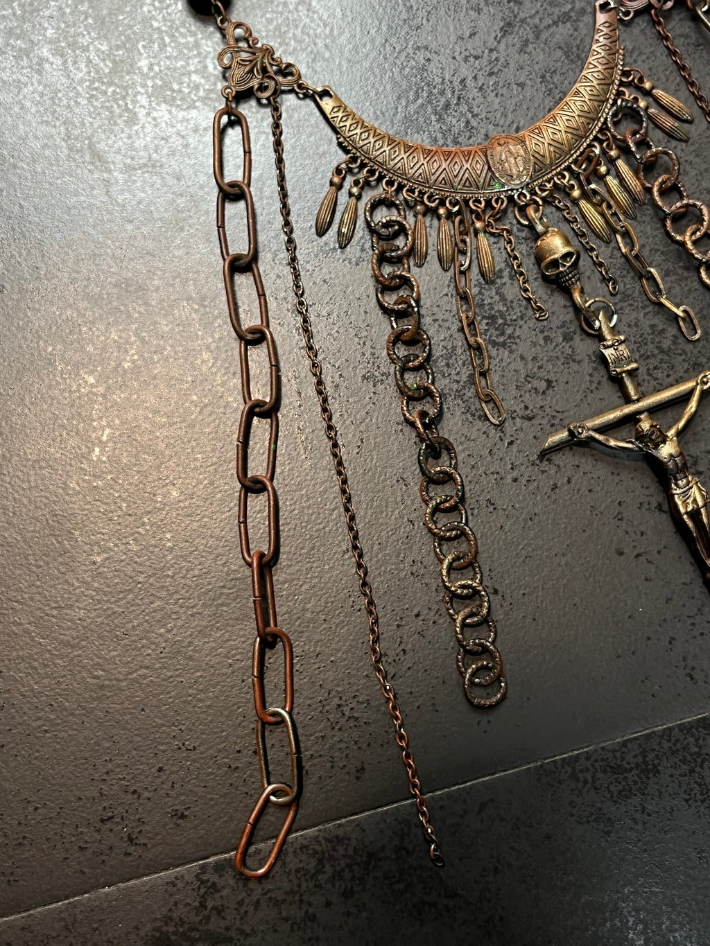 90s 1of1 Jean Paul Gaultier Gothic Necklace Sample