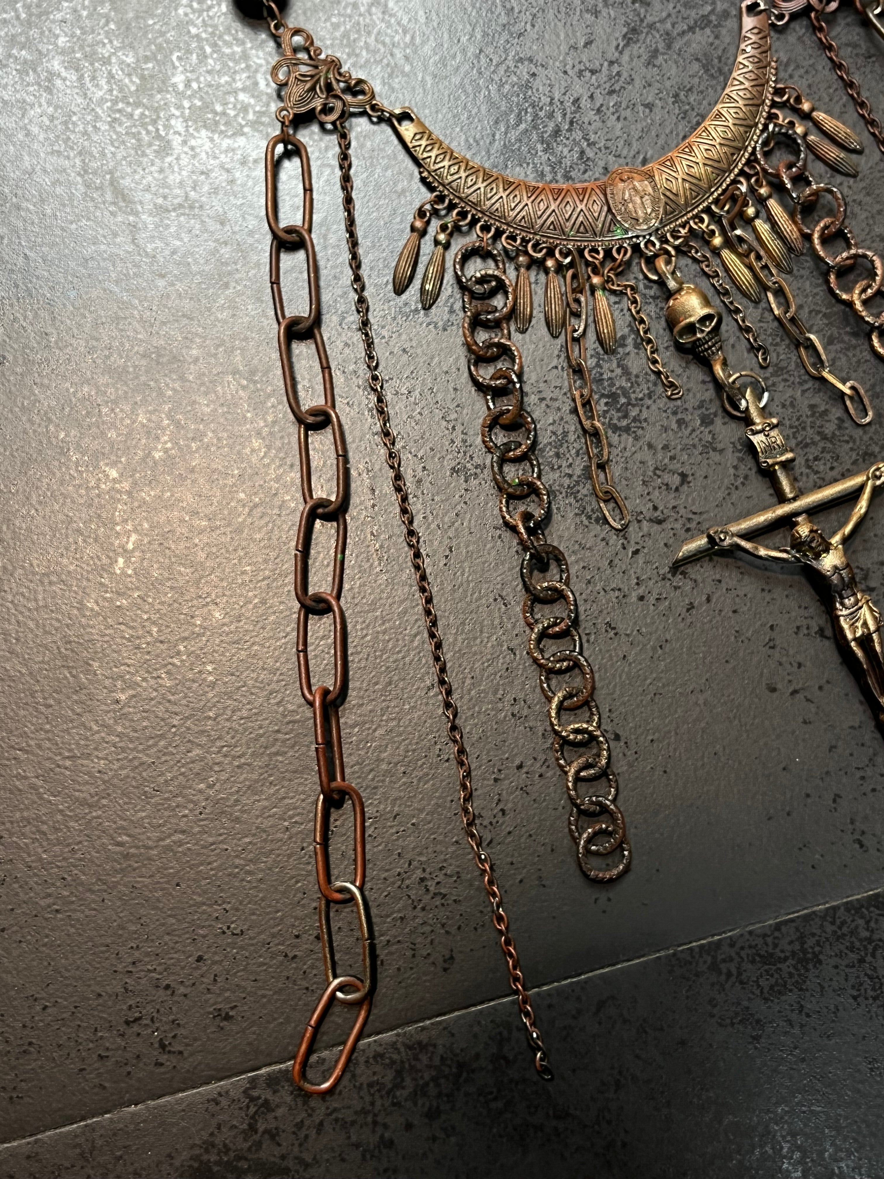 90s 1of1 Jean Paul Gaultier Gothic Necklace Sample