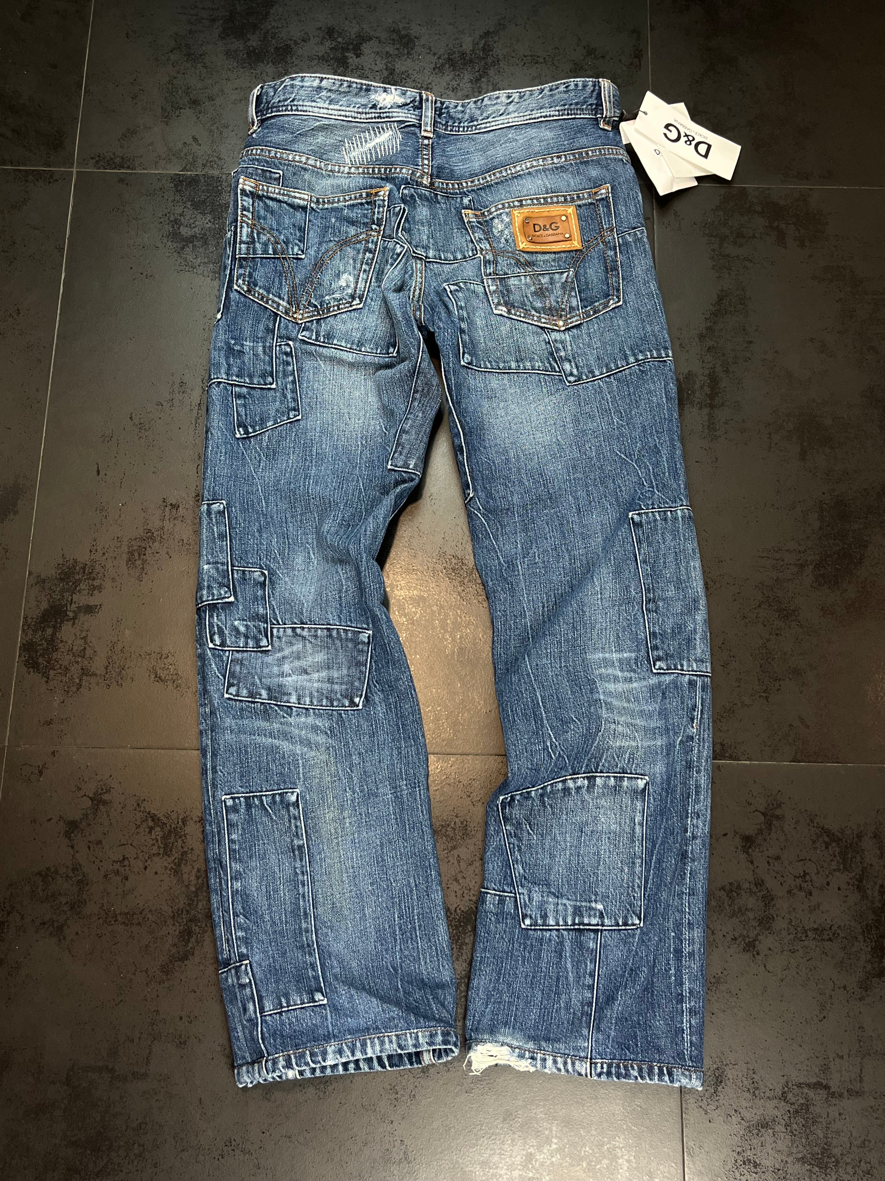 2000s Dolce & Gabbana Low Rise Flared Jeans