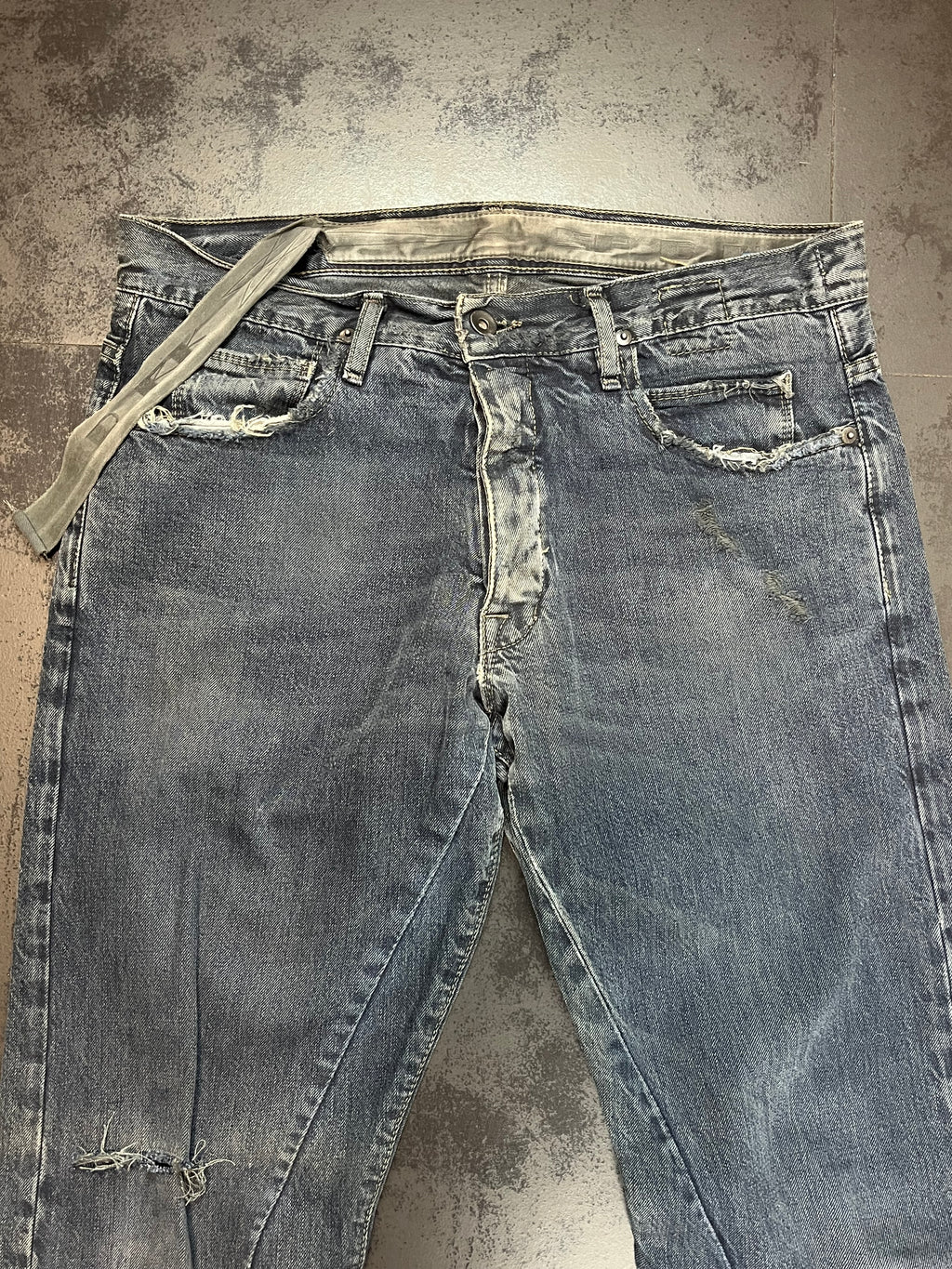 AW09 Rick Owens “Crust” Overdyed Detroit Denim