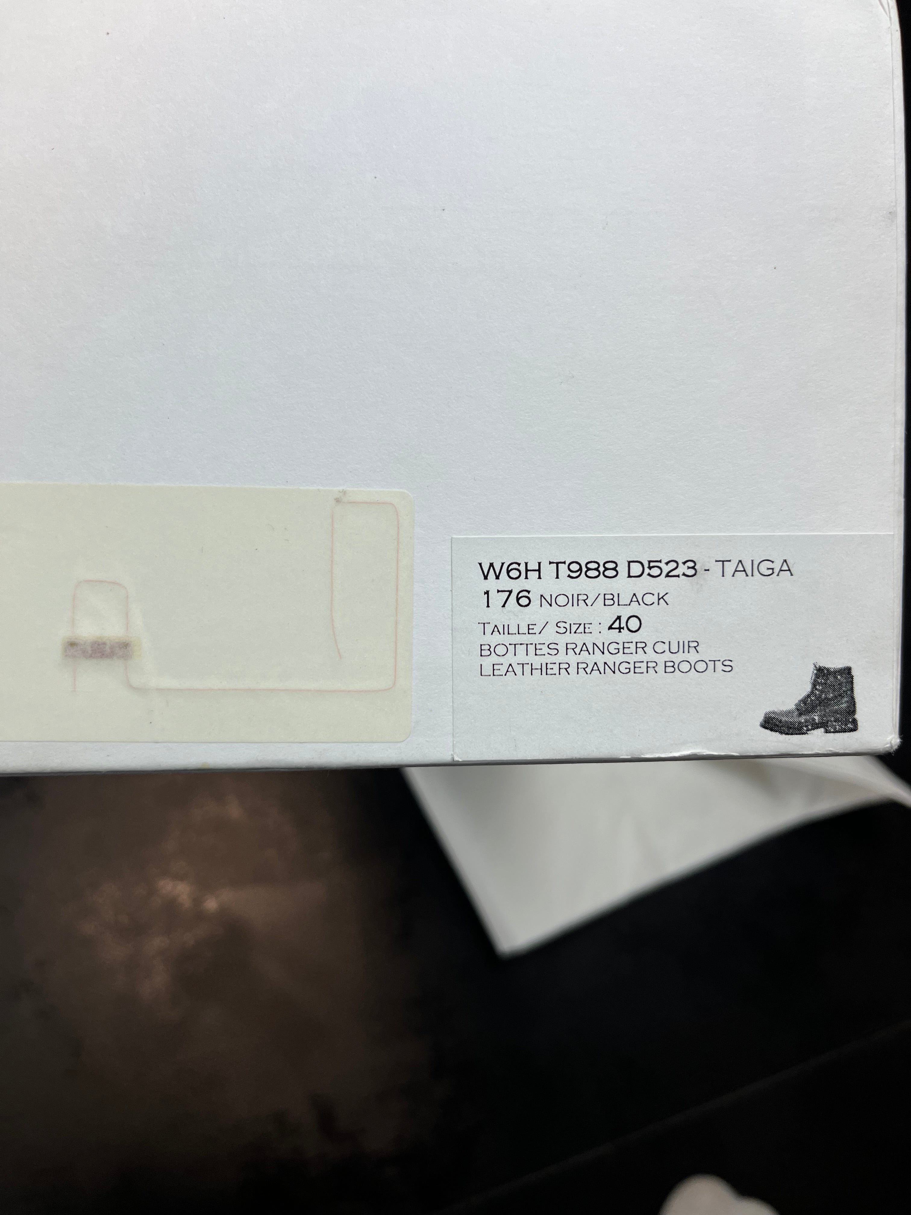 AW11 Balmain “Taiga” Leather Ranger Boots