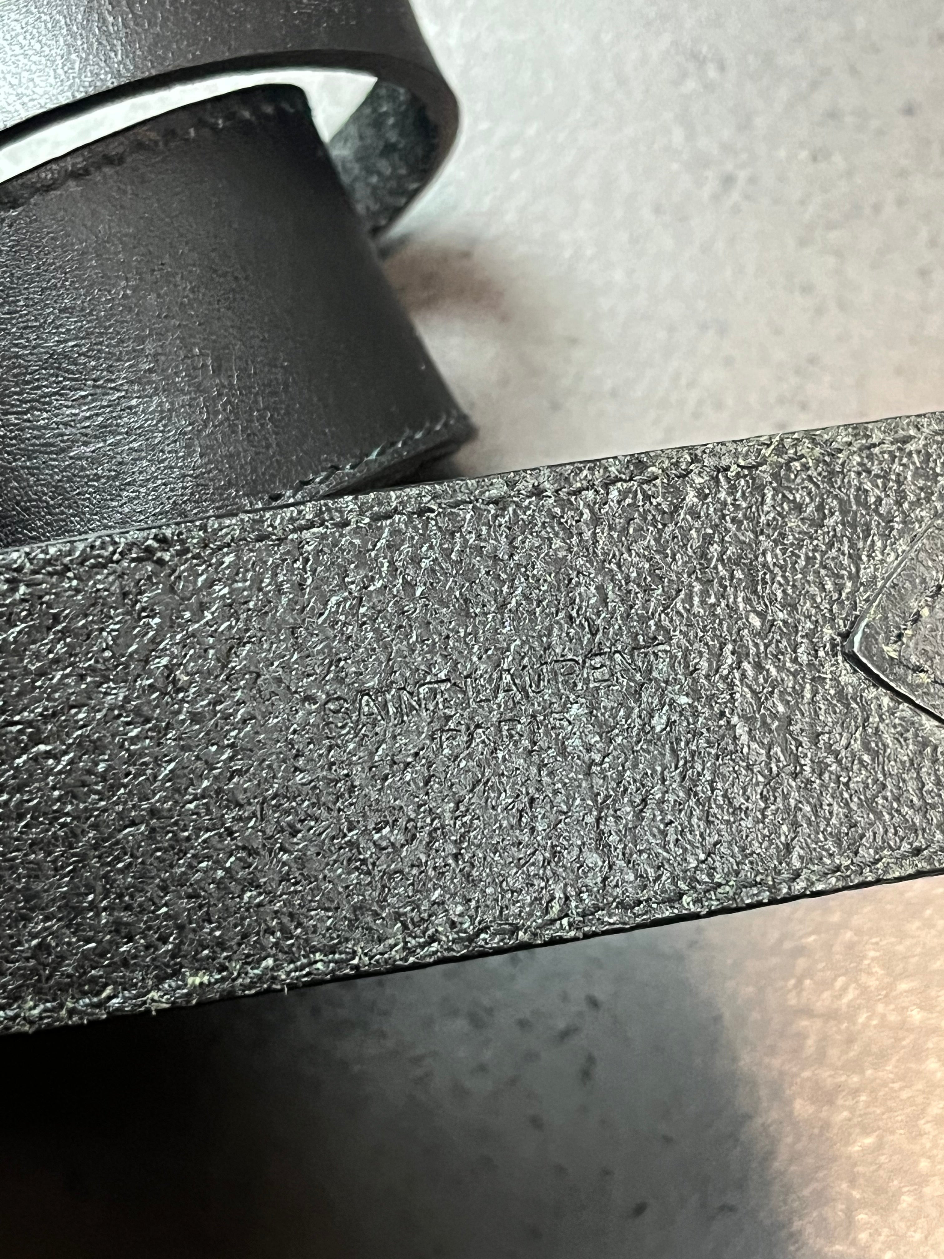 Saint Laurent Double Western Buckle Belt