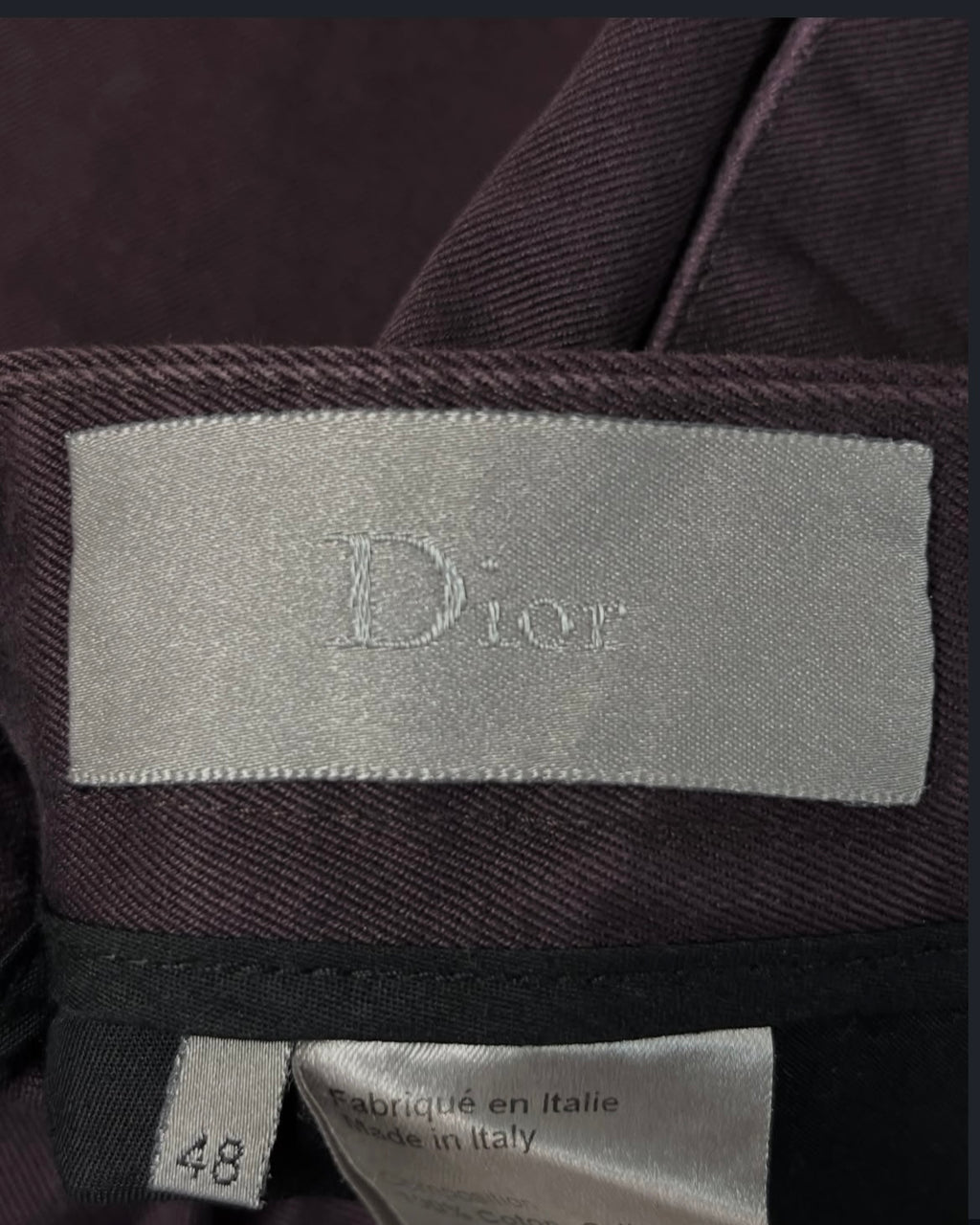 AW08 "Lumiere Du Nord" Whiskered Bootcut Pants By Kris Van Assche