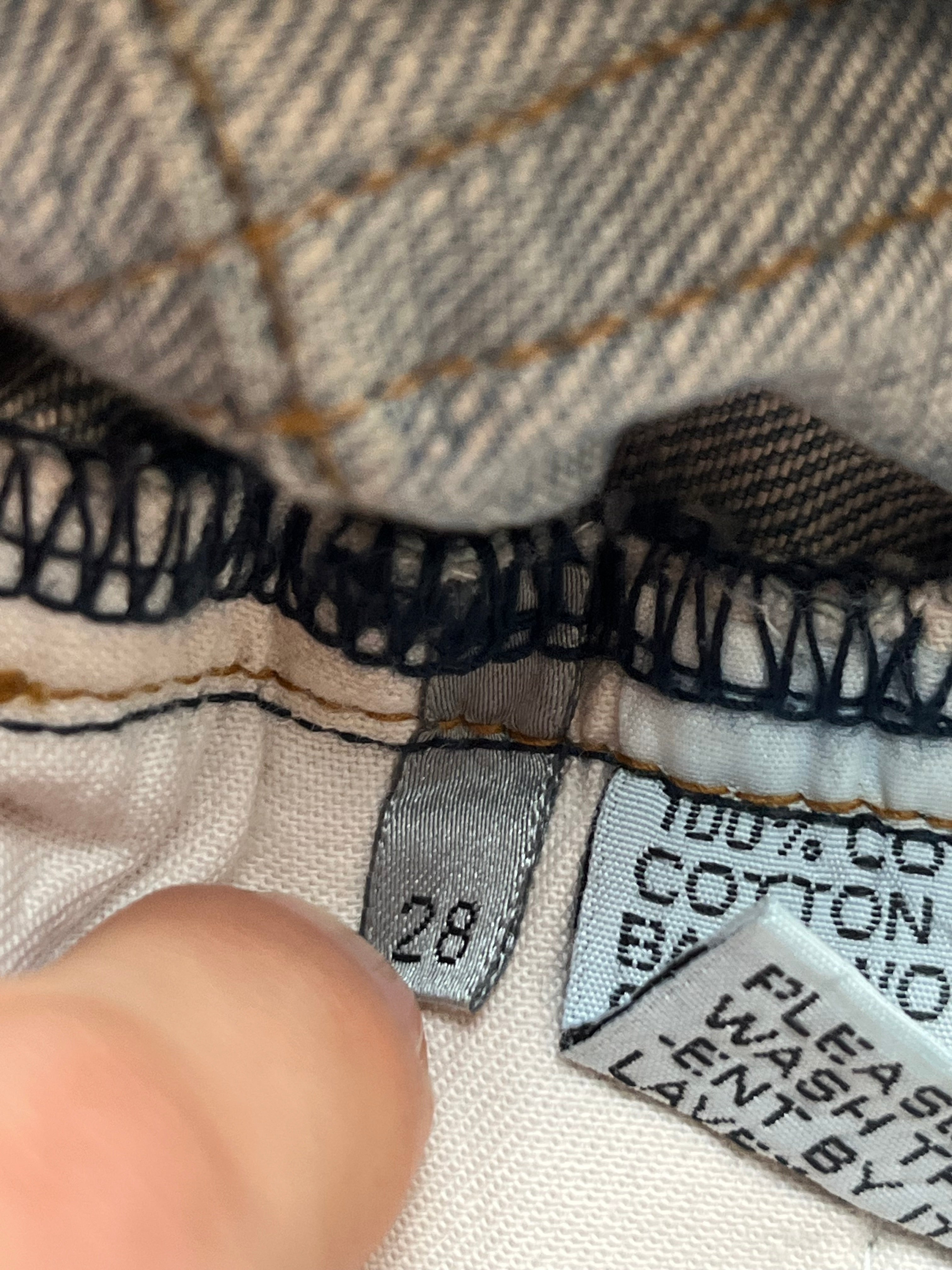 SS04 Dior Strip “Bleu Claire” Ice Wax Denim