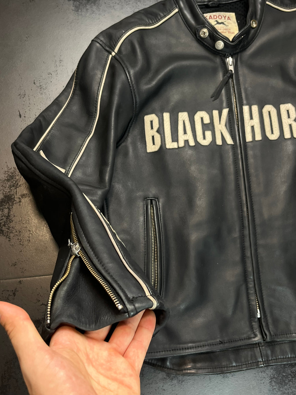 2000 Kadoya 1of1 Custom “Suzuki Hayabusa” Leather Jacket
