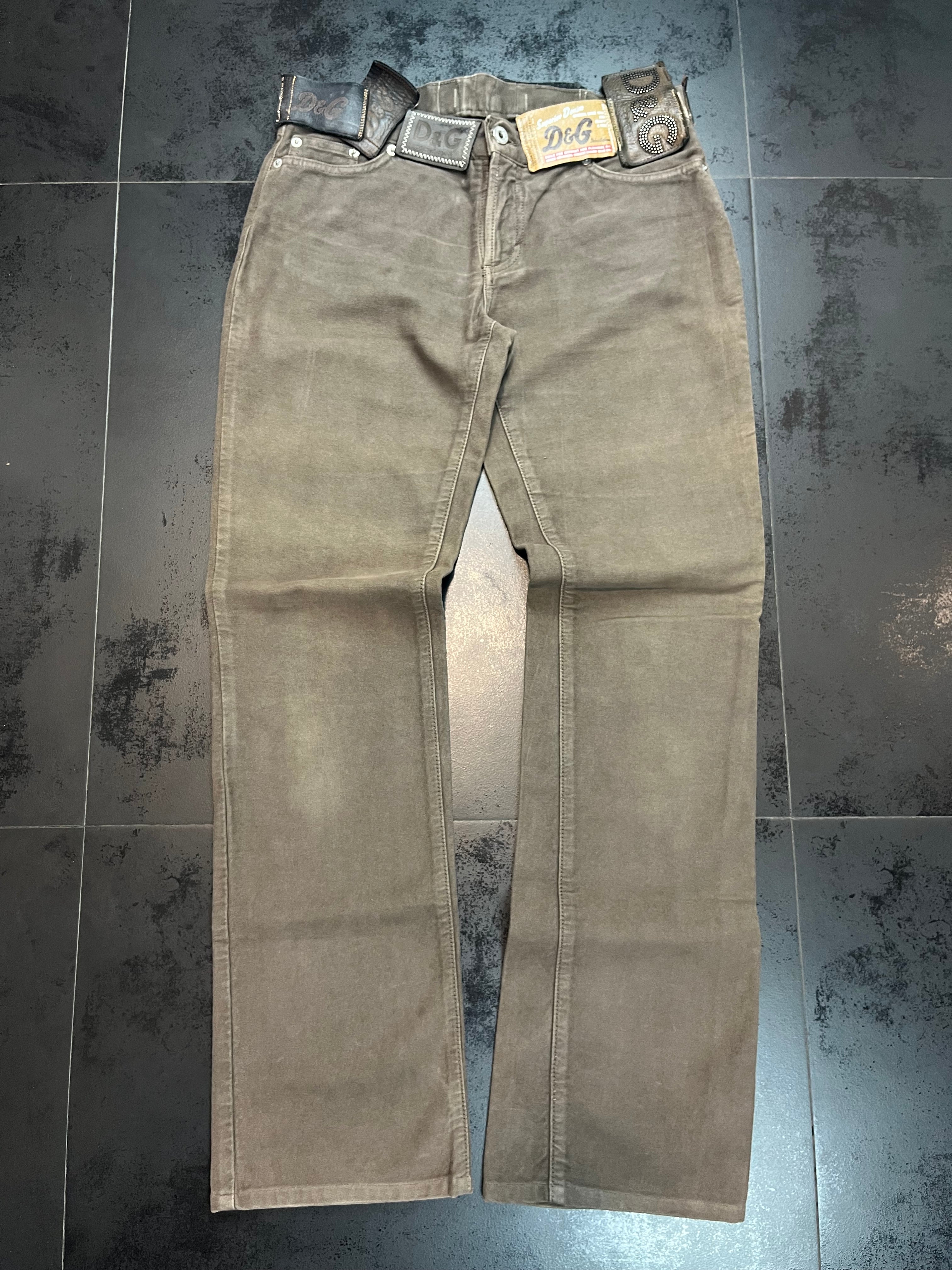 AW03 Dolce & Gabbana “Belt Tags” Pants