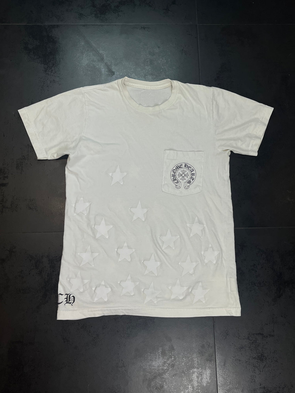Chrome Hearts Stars/Scroll Logo T-Shirt