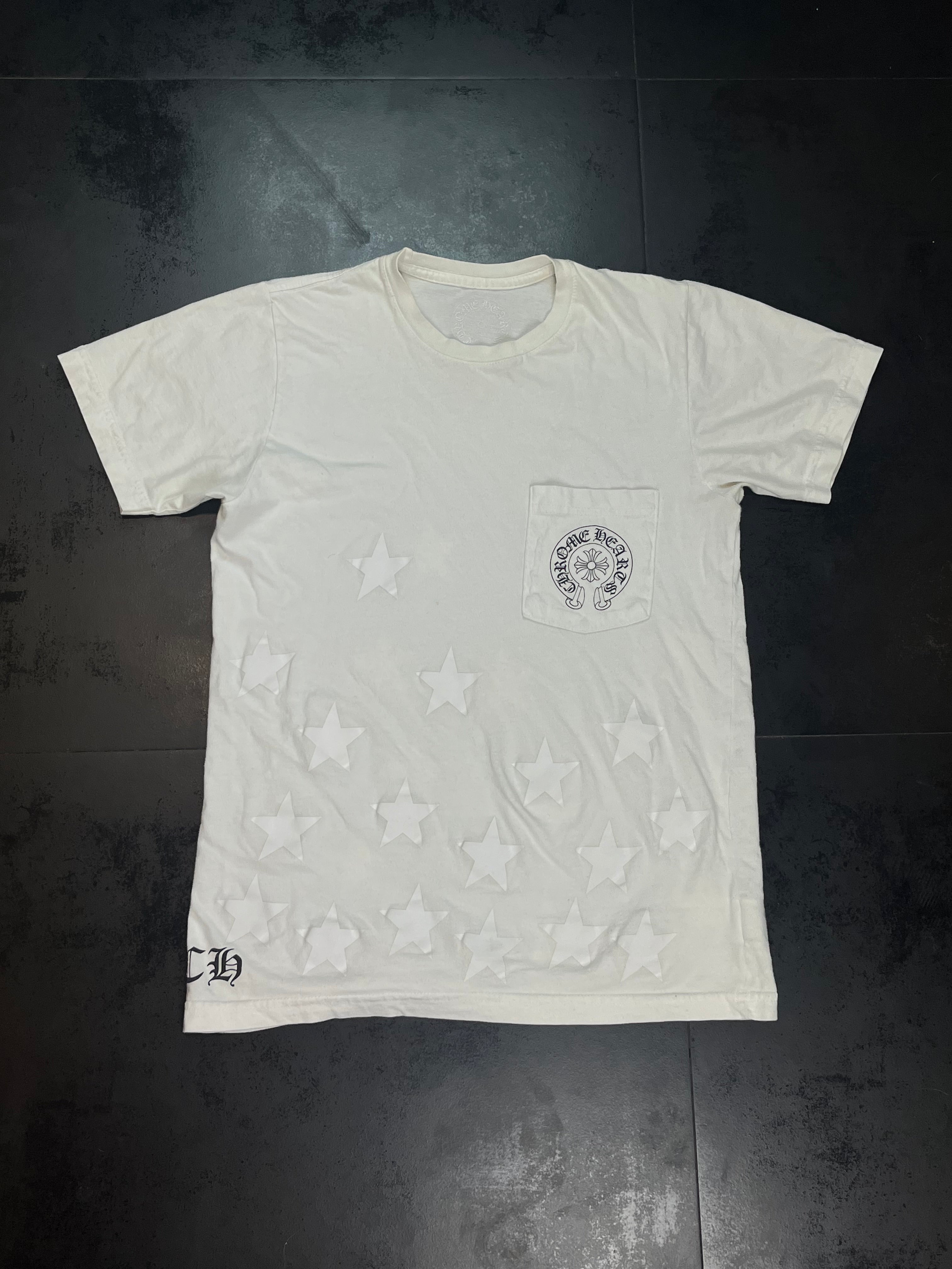 Chrome Hearts Stars/Scroll Logo T-Shirt