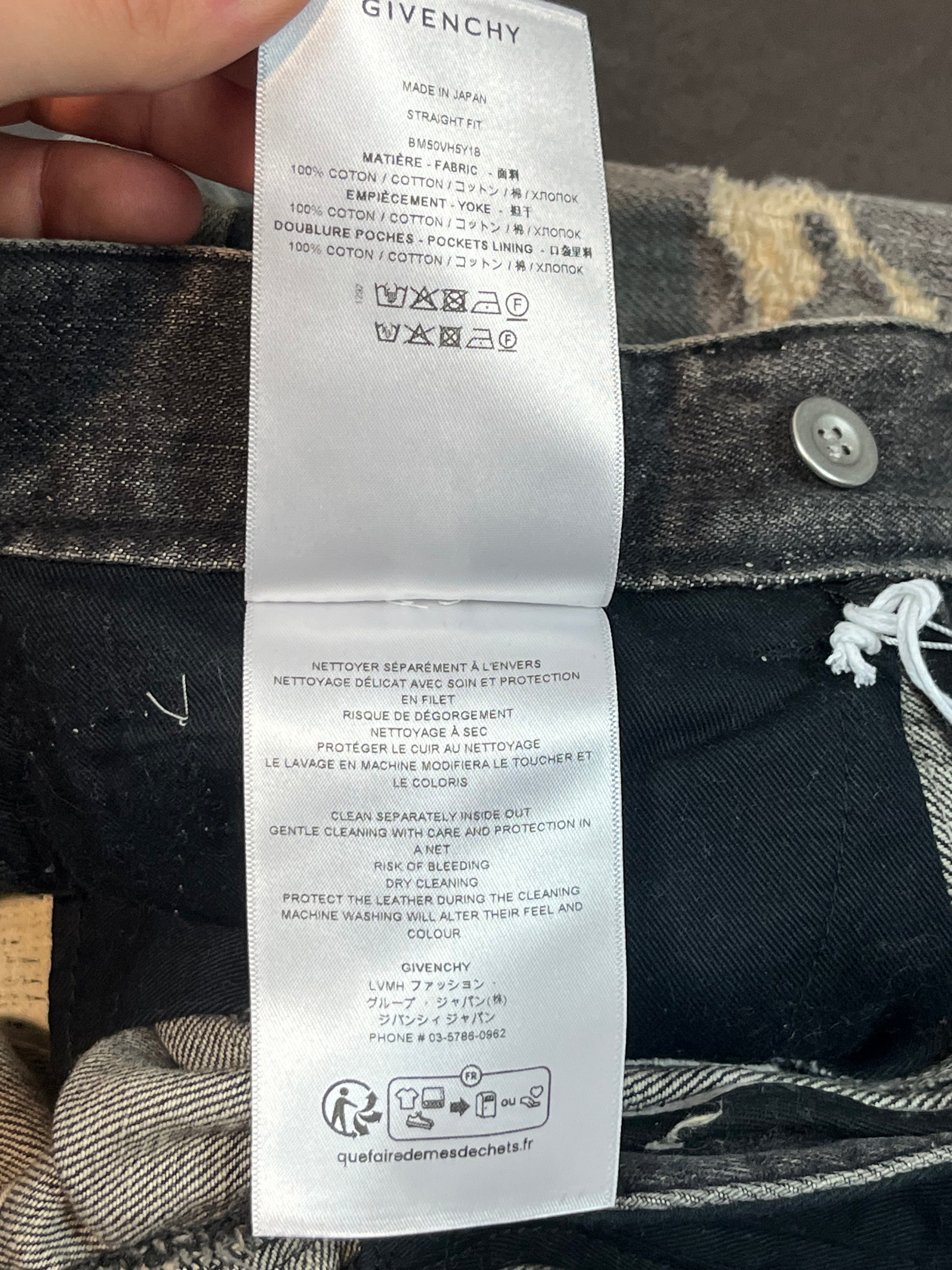 AW22 Givenchy By MMW “Boro” Denim