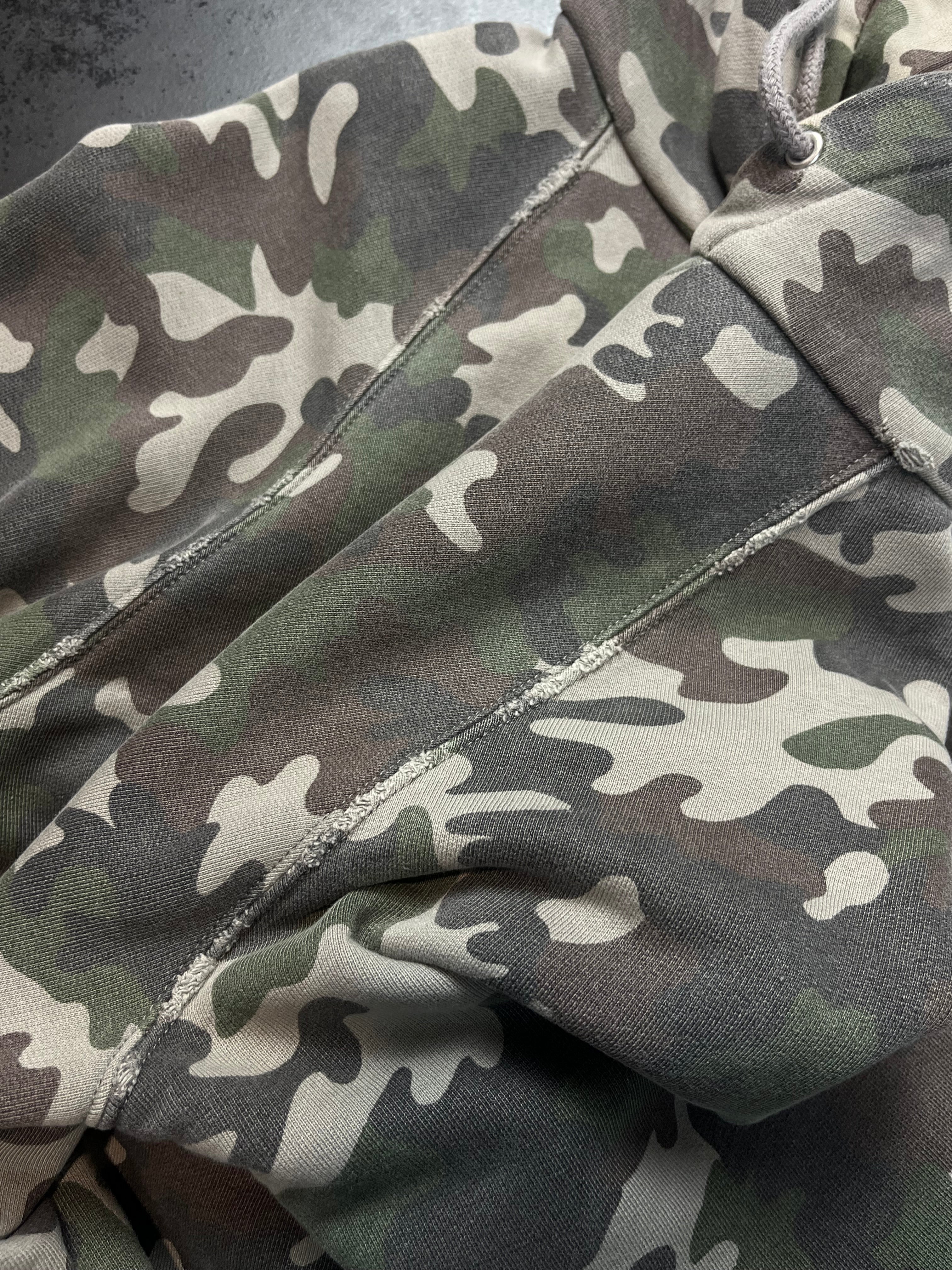 2015 Saint Laurent Paris “Camo” Distressed Hoodie By Hedi Slimane