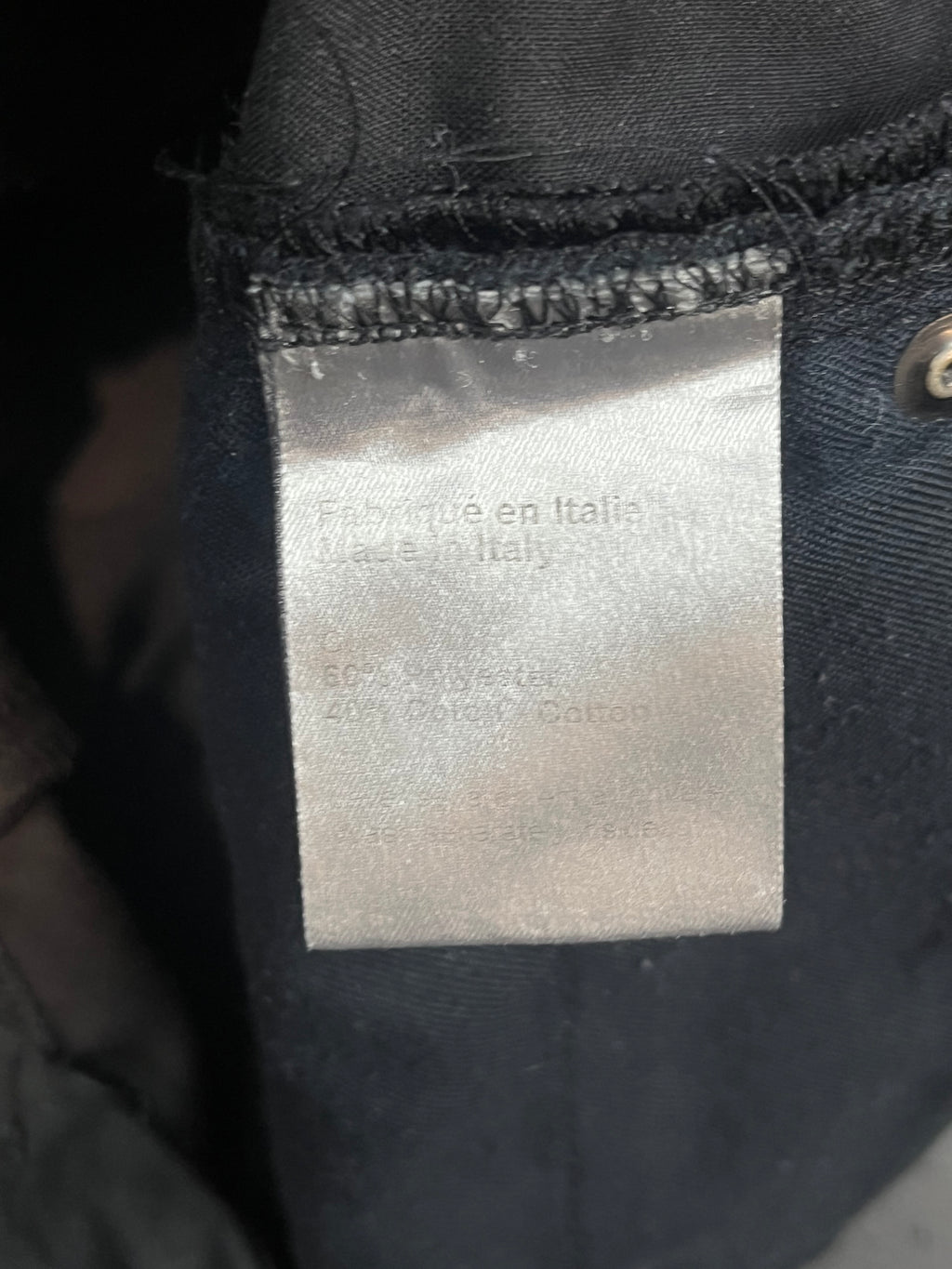 Dior AW08 “Lumiere Du Nord” Moleskin Glitter Pants