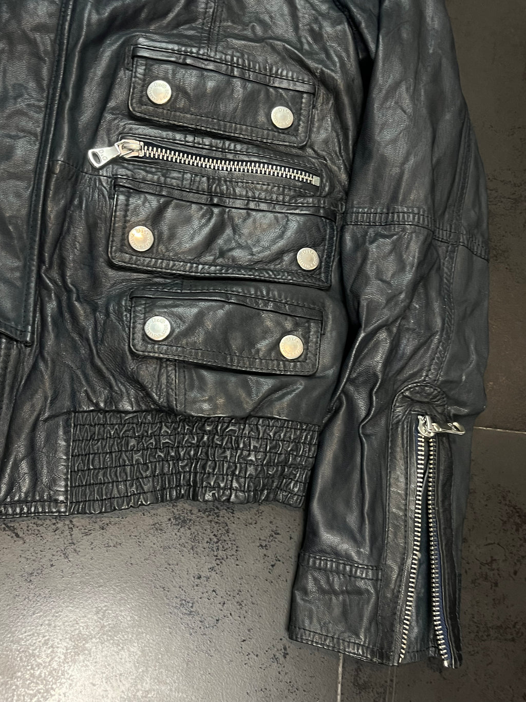 Aw08 Dolce & Gabbana Utility Leather Jacket