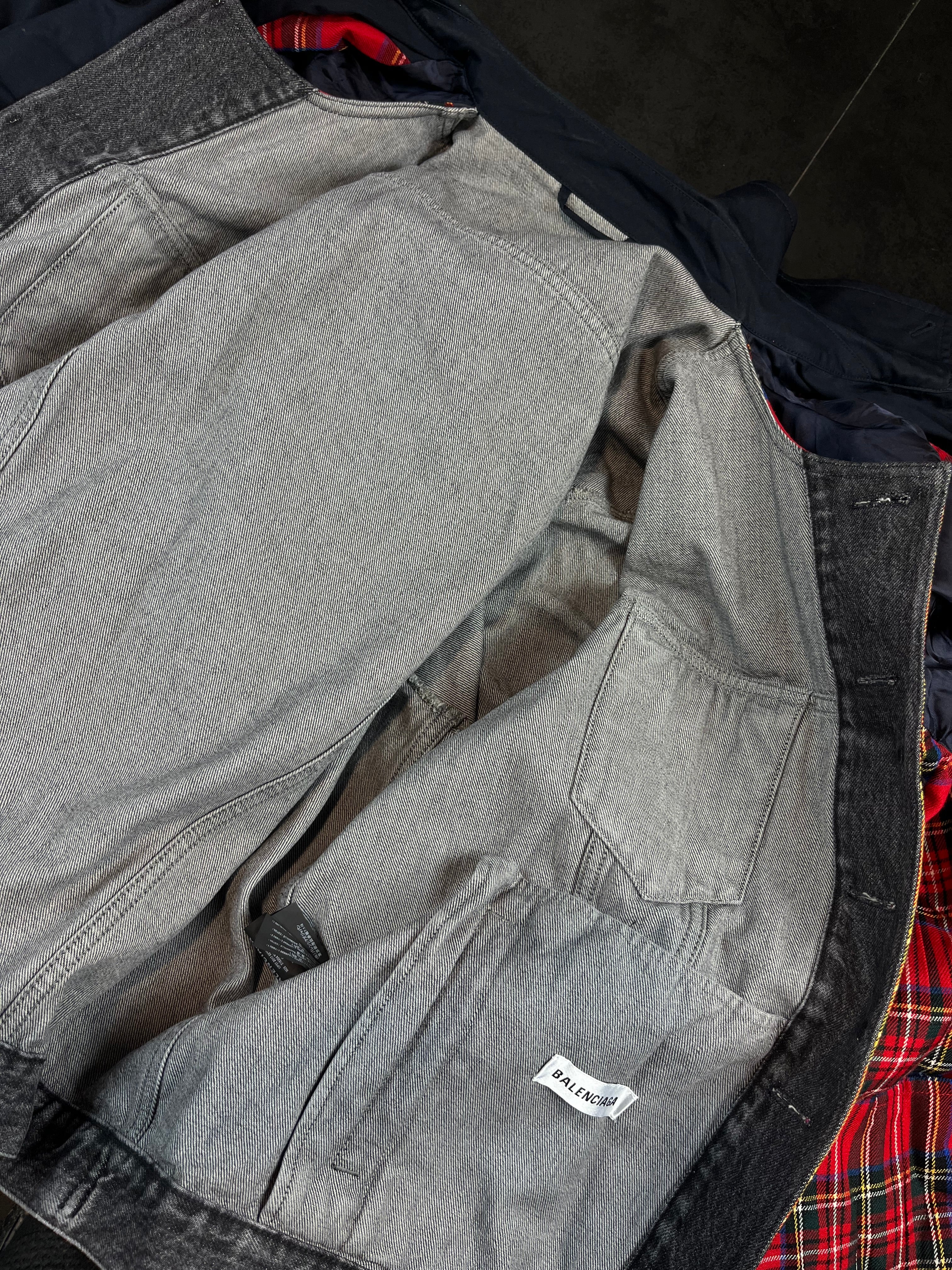 AW17 Balenciaga Hybrid Trenchcoat/Denim Jacket By Demna Gvasalia