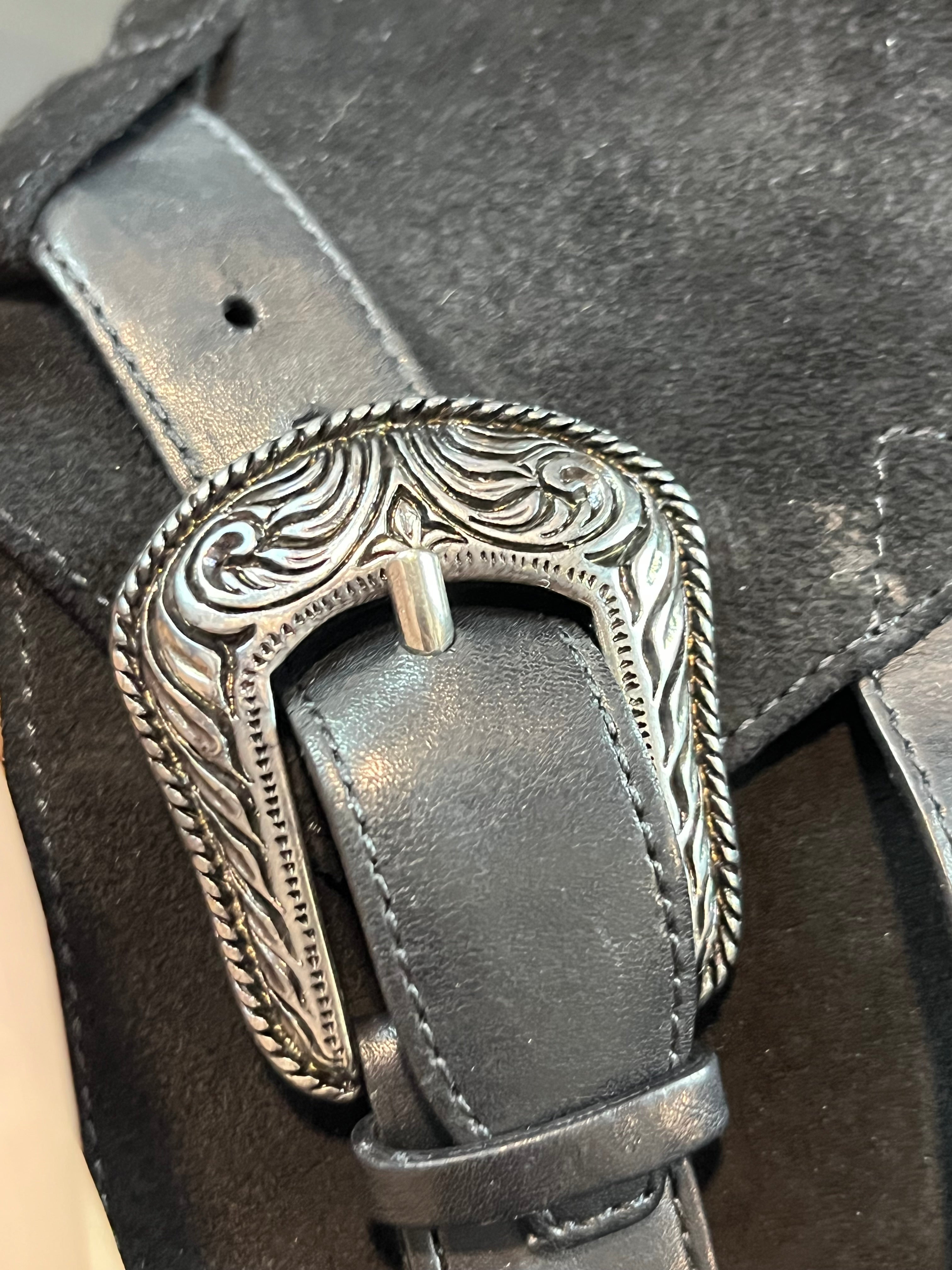 SS14 Saint Laurent Paris “Western Buckle” Boots By Hedi Slimane