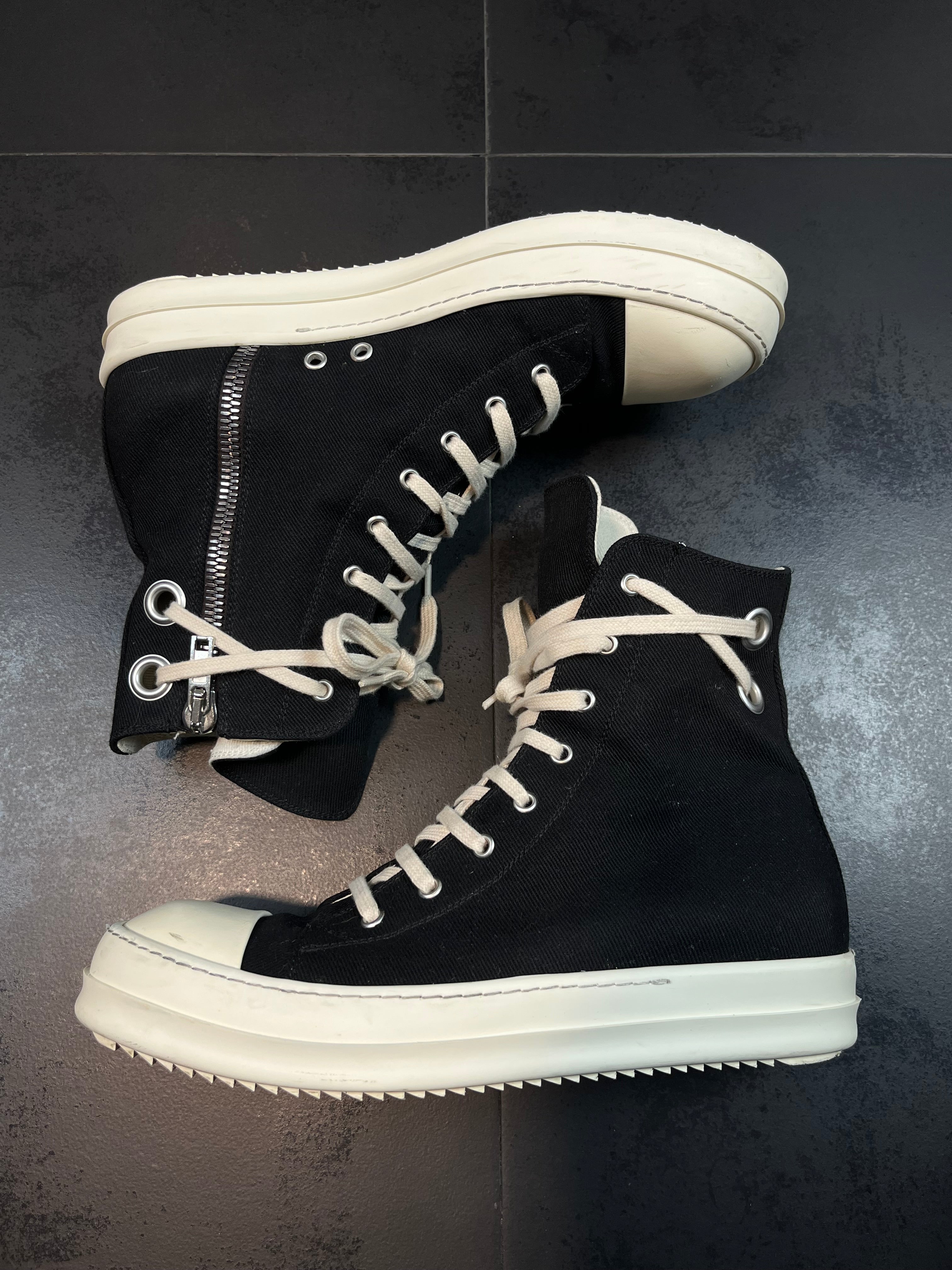 FW25 Rick Owens Drkshdw Concordians “Gimp” Eyelets Ramones