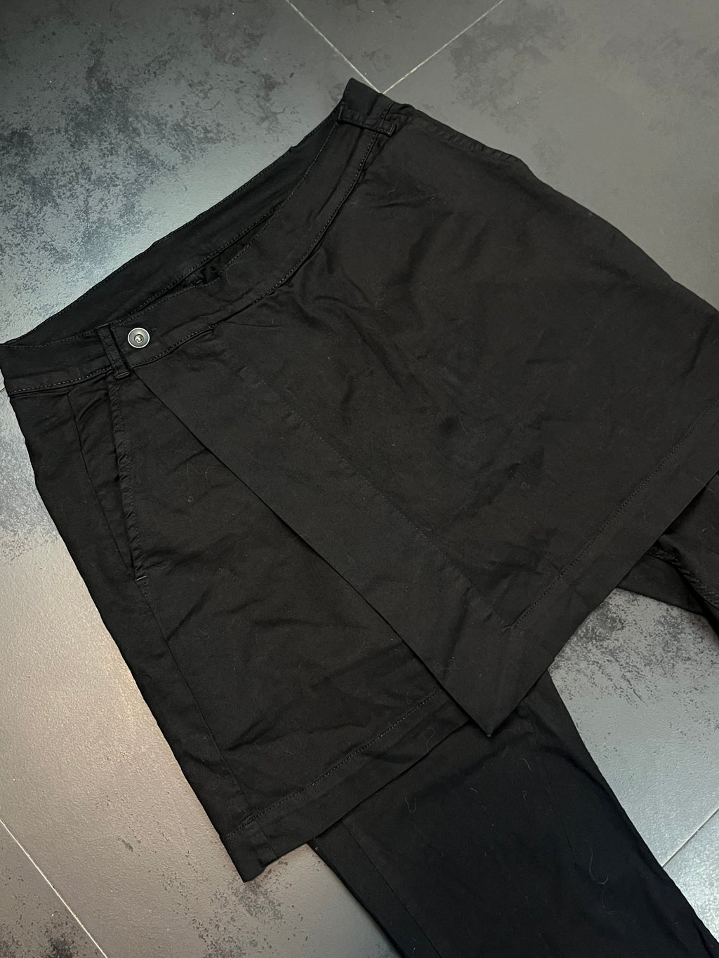 FW14 Rick Owens Drkshdw “Kilted Detroits” Denim
