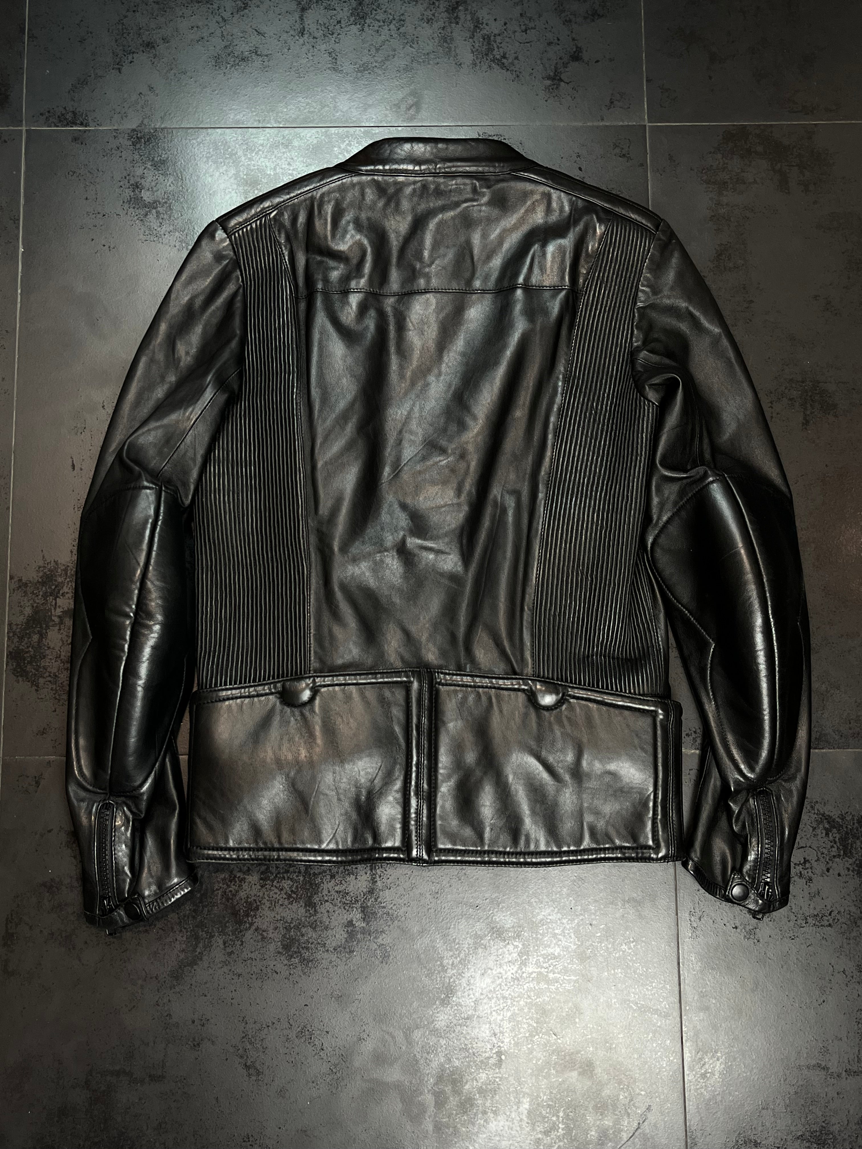 AW11 Maison Margiela 8 zip Rider Leather Jacket