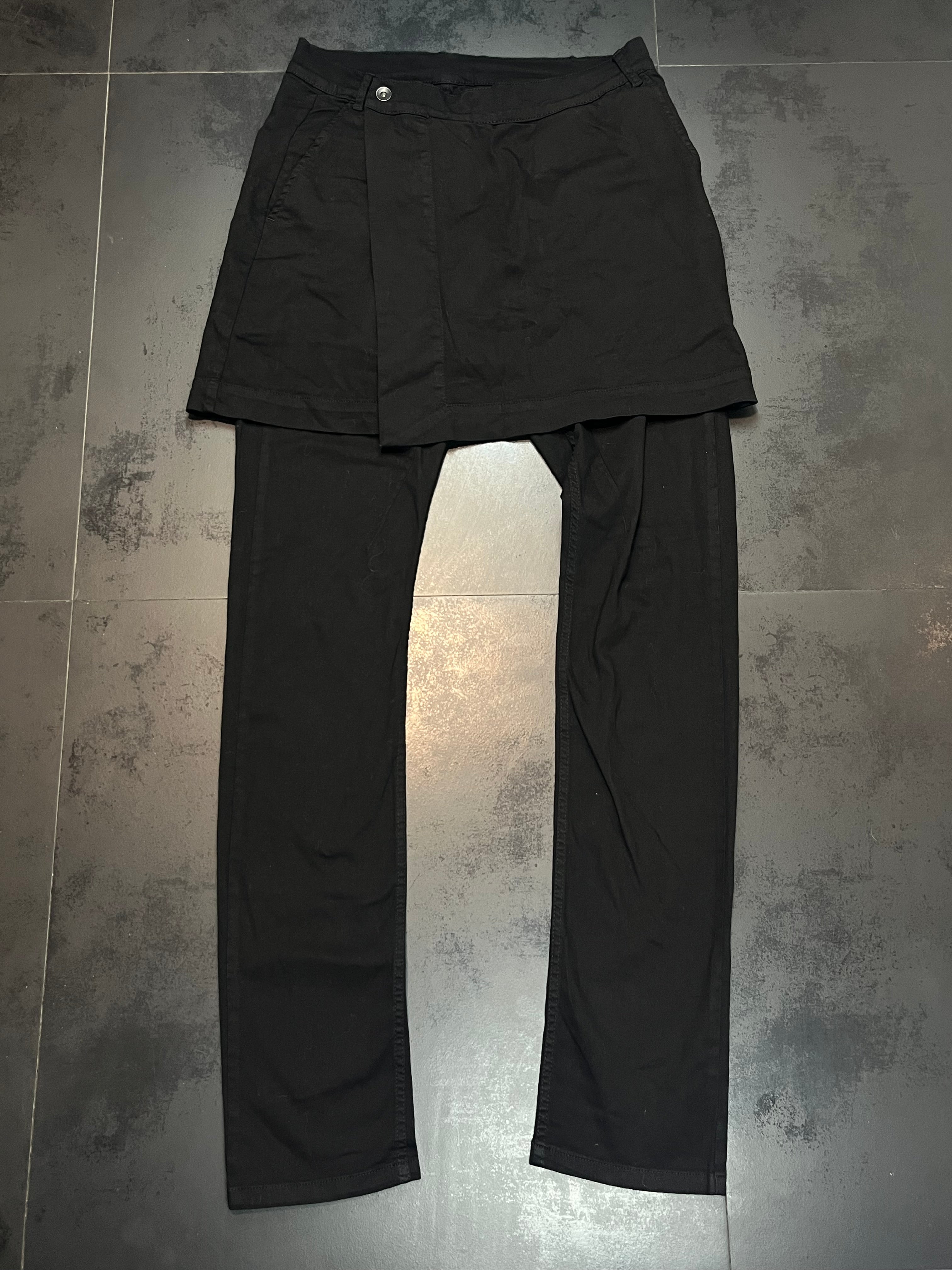 FW14 Rick Owens Drkshdw “Kilted Detroits” Denim
