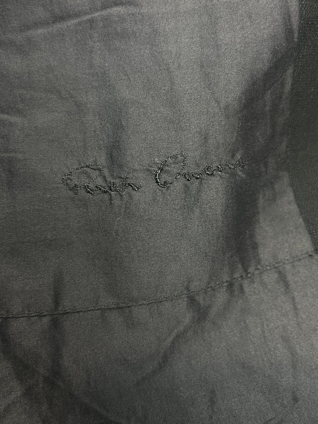 Rick Owens Asymmetrical Zip Waxed Jacket