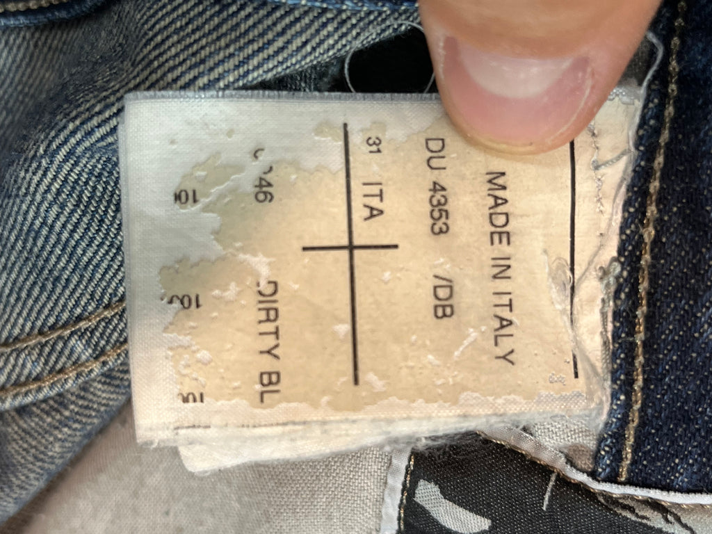 FW08 Rick Owens Drkshdw “Dirty Blue” Detroit Denim