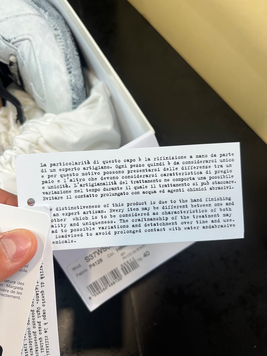 Maison Margiela "Replica" Bianchetto Gats