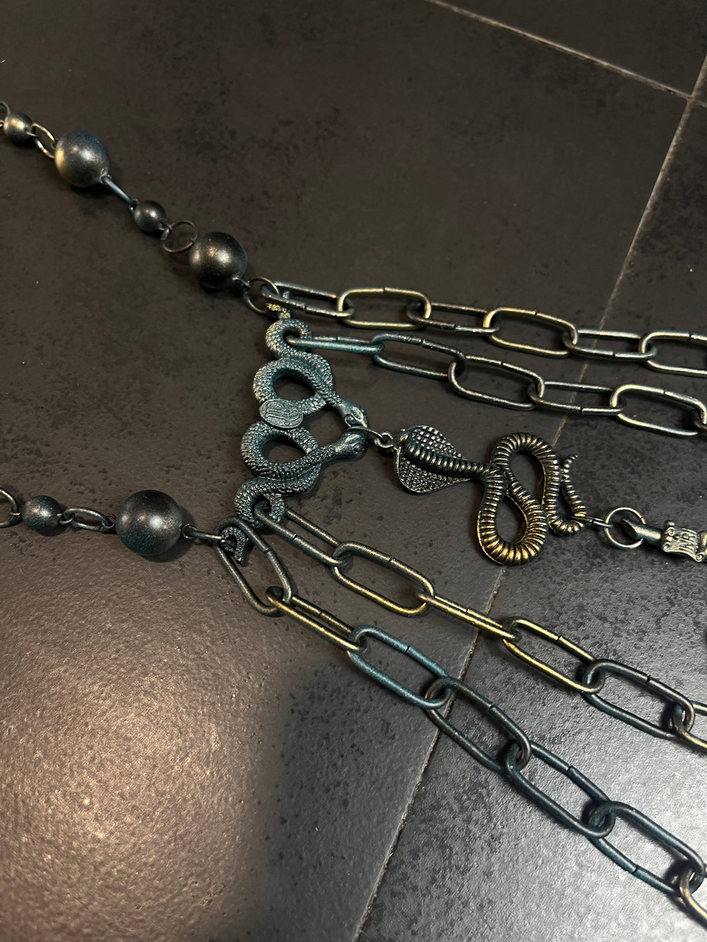 1of1 1994 Jean Pault Gaultier Multichains-Cobra Rosary