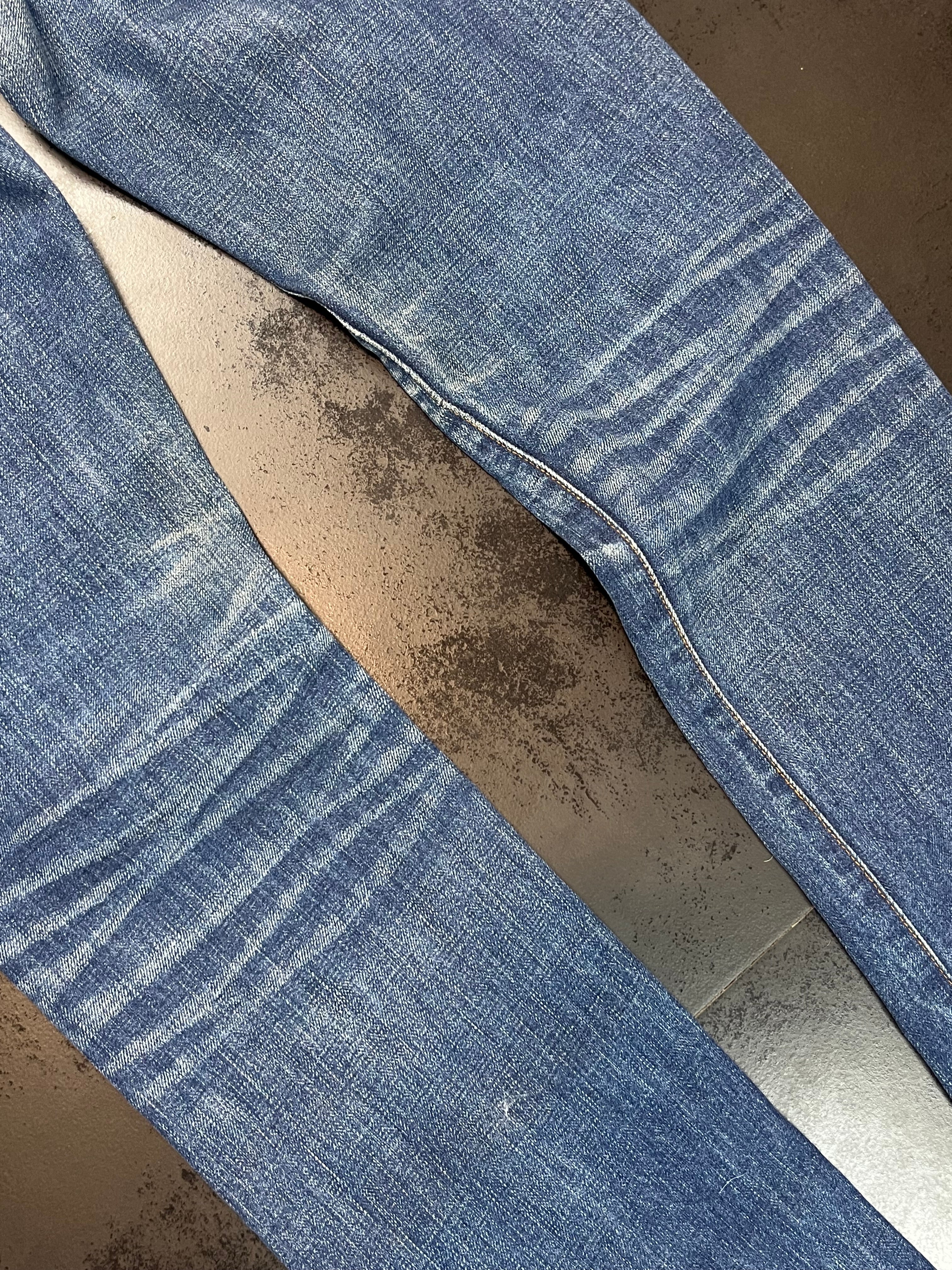 AW06 Dior “These Grey Days” Clawmarks Denim By Hedi Slimane