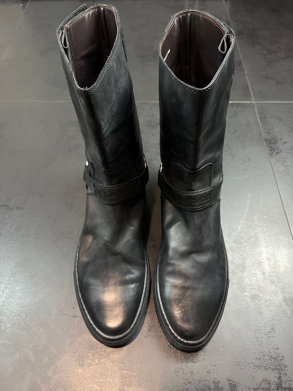 AW10 Raf Simons “Creeper/Harness” Boots