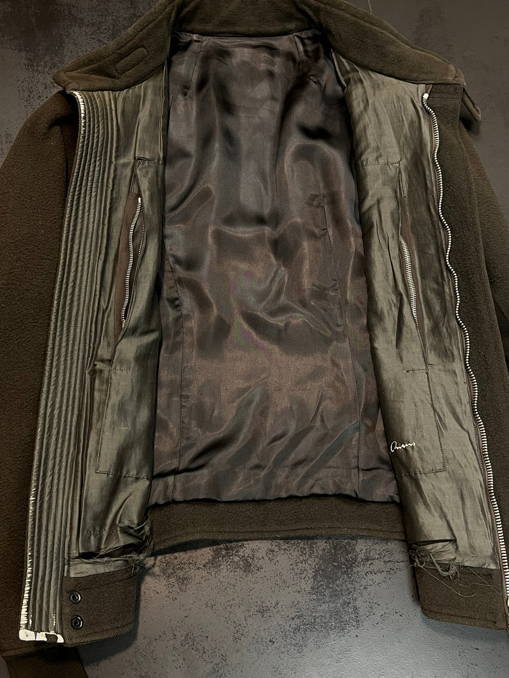 SS08 Rick Owens “Creatch” F1 Pilot Jacket