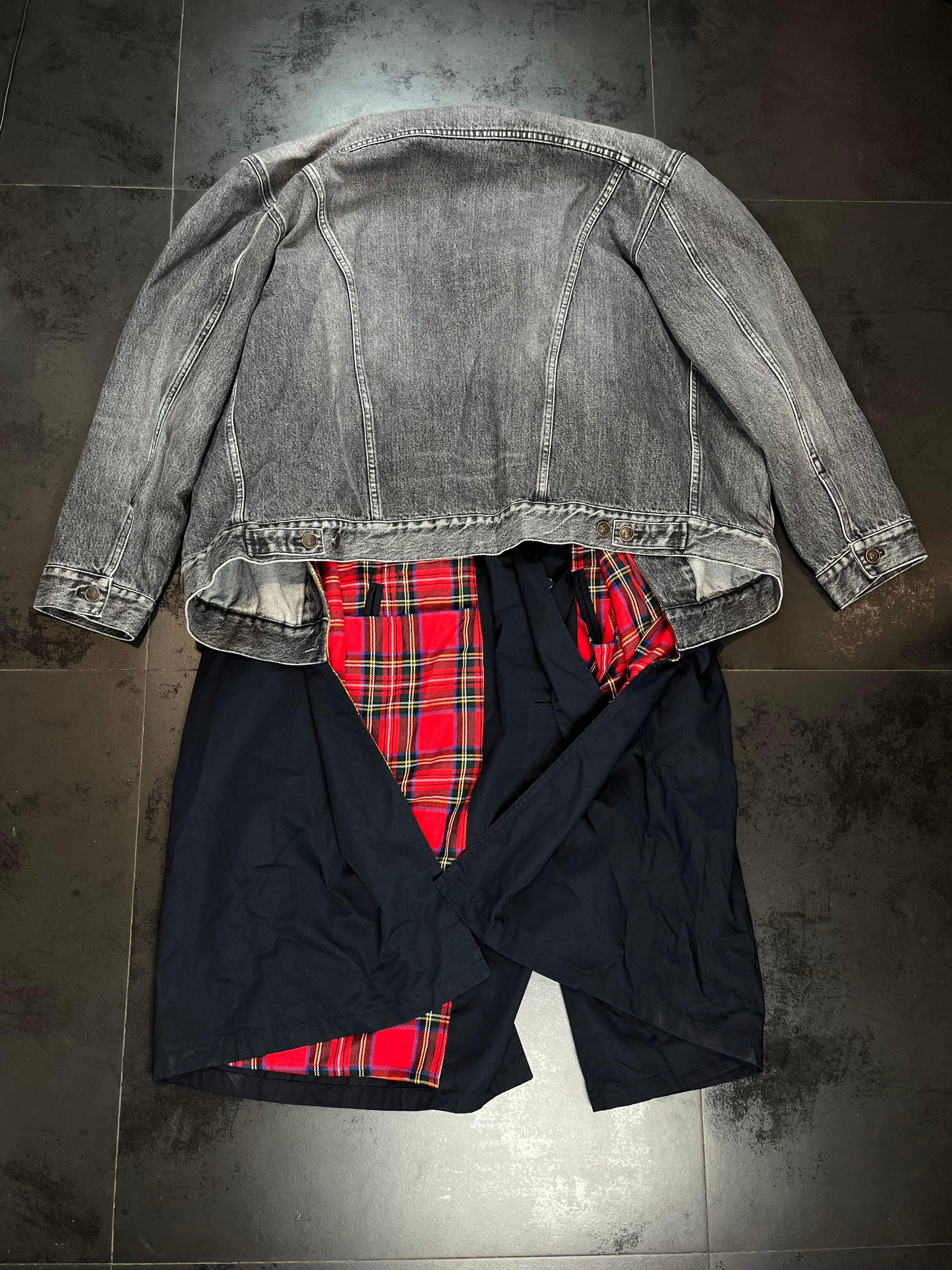 AW17 Balenciaga Hybrid Trenchcoat/Denim Jacket By Demna Gvasalia