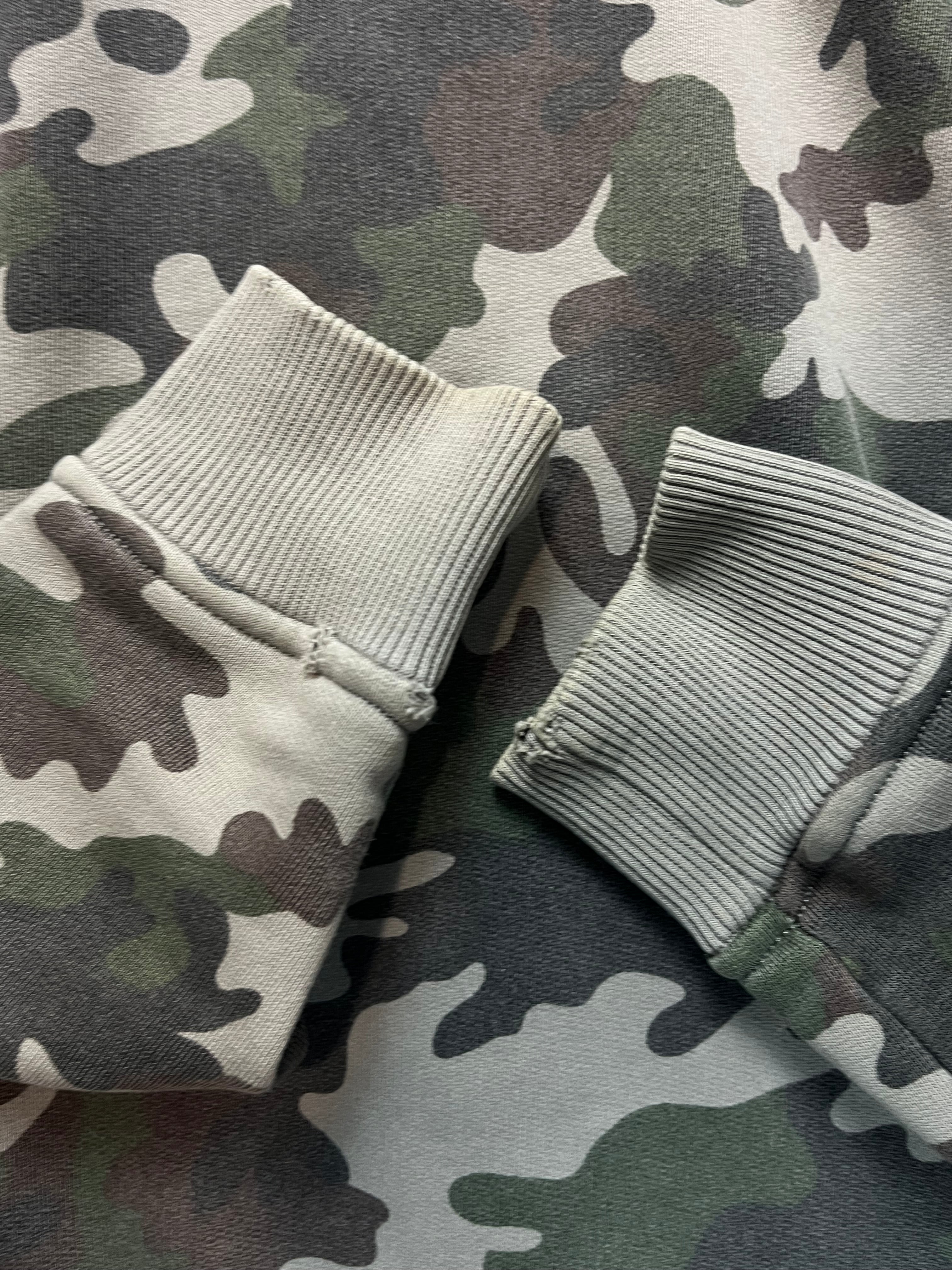 2015 Saint Laurent Paris “Camo” Distressed Hoodie By Hedi Slimane