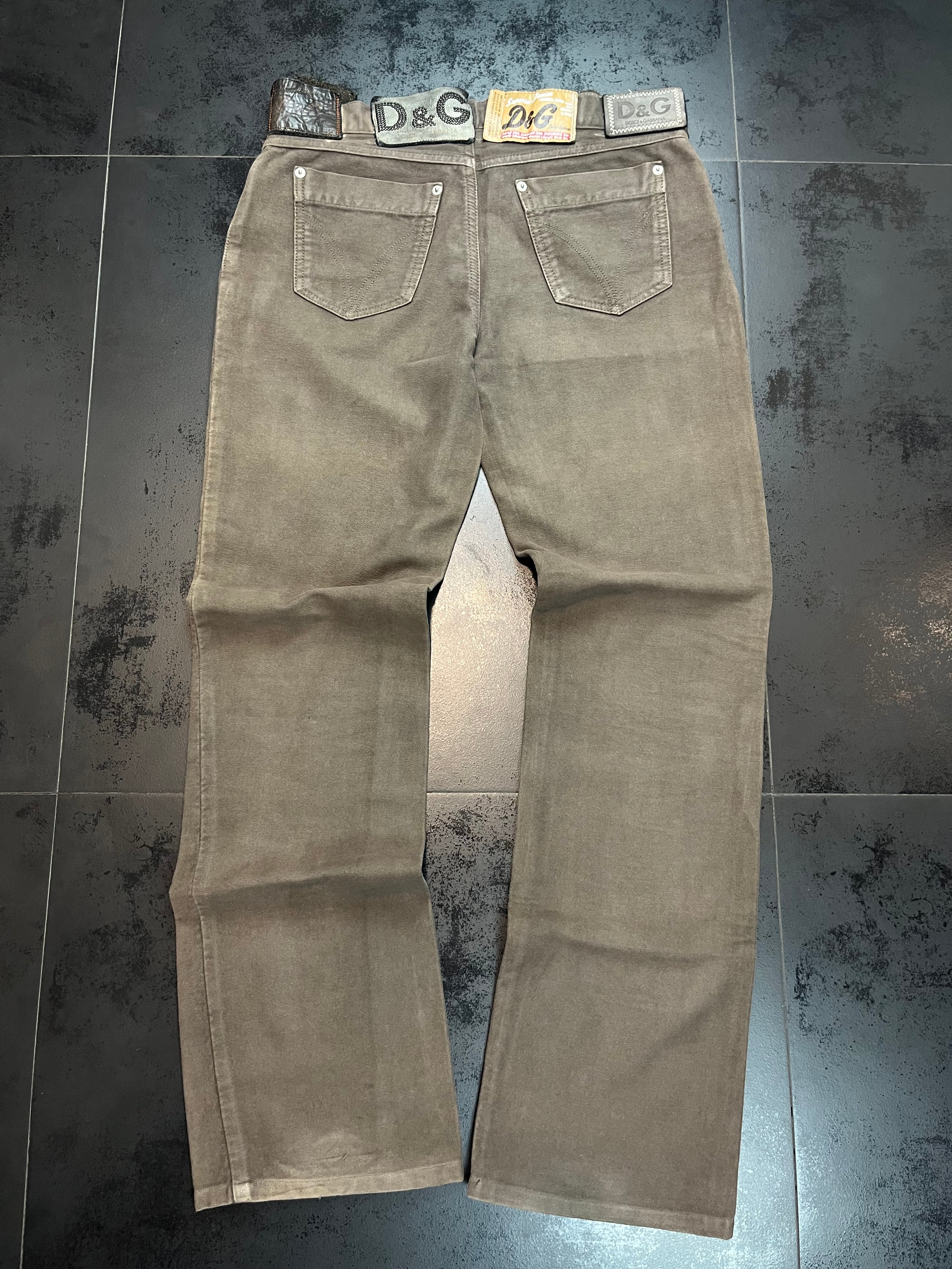 AW03 Dolce & Gabbana “Belt Tags” Pants