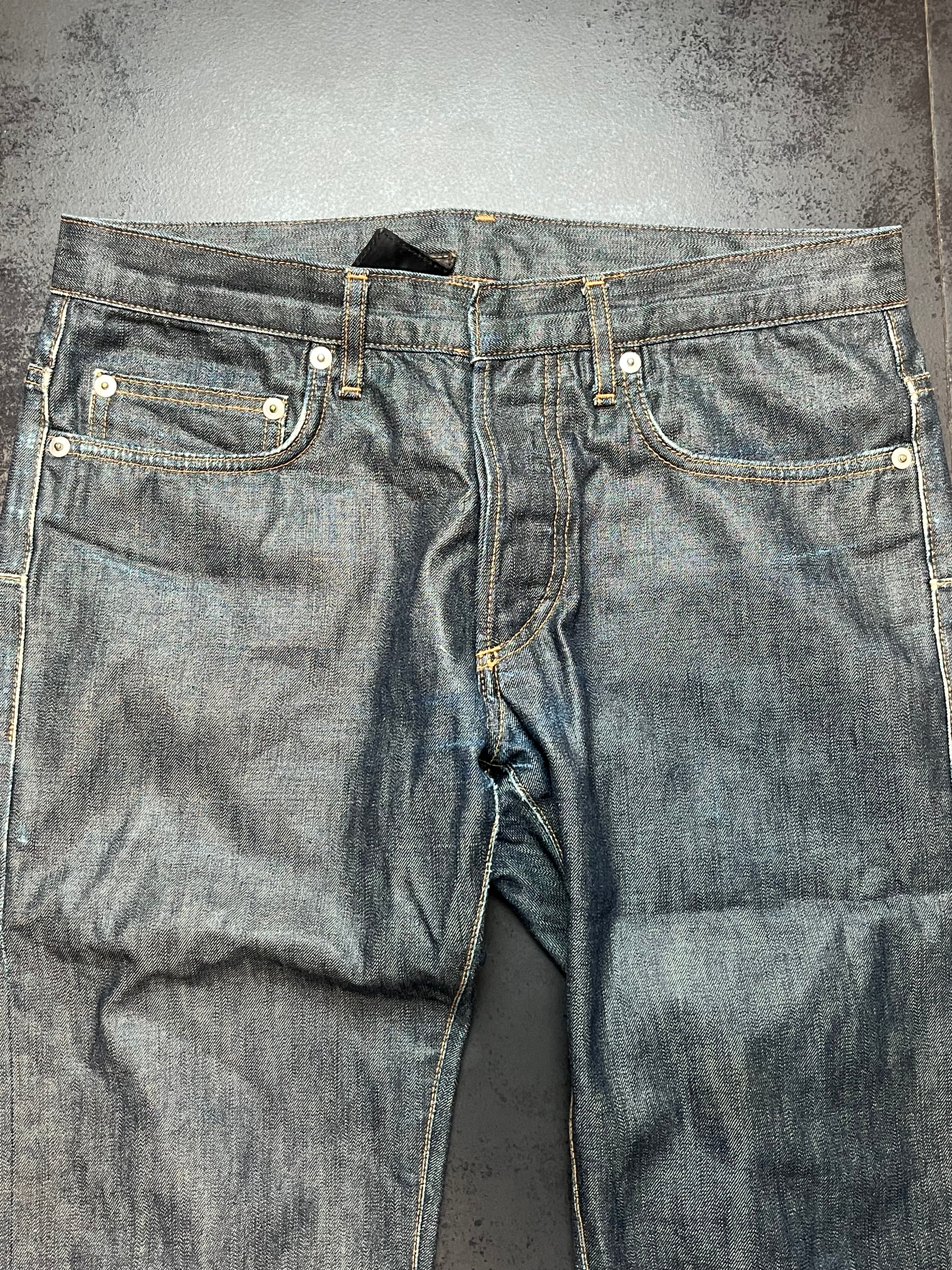 AW06 Dior “Navigate” Waxed Raw Denim By Hedi Slimane