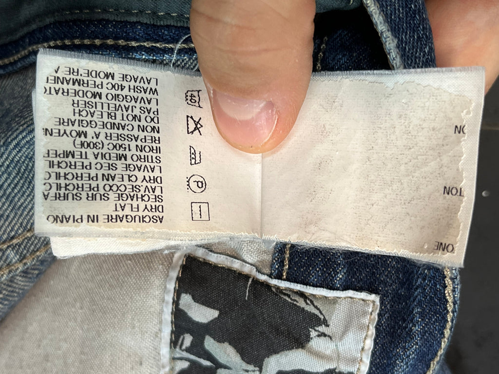 FW08 Rick Owens Drkshdw “Dirty Blue” Detroit Denim