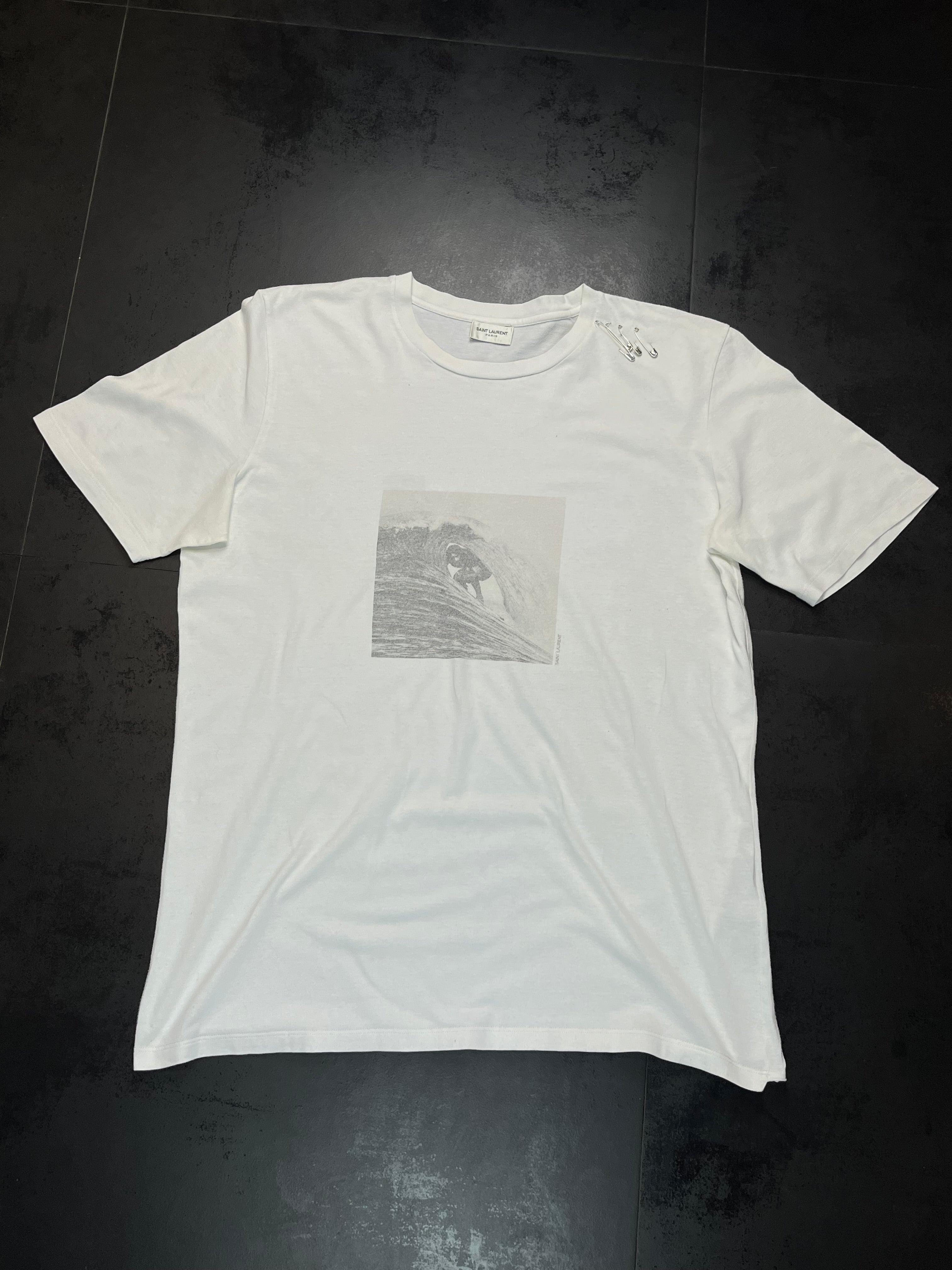 SS20 Saint Laurent Paris Surfer Graphic Tee By Vaccarello