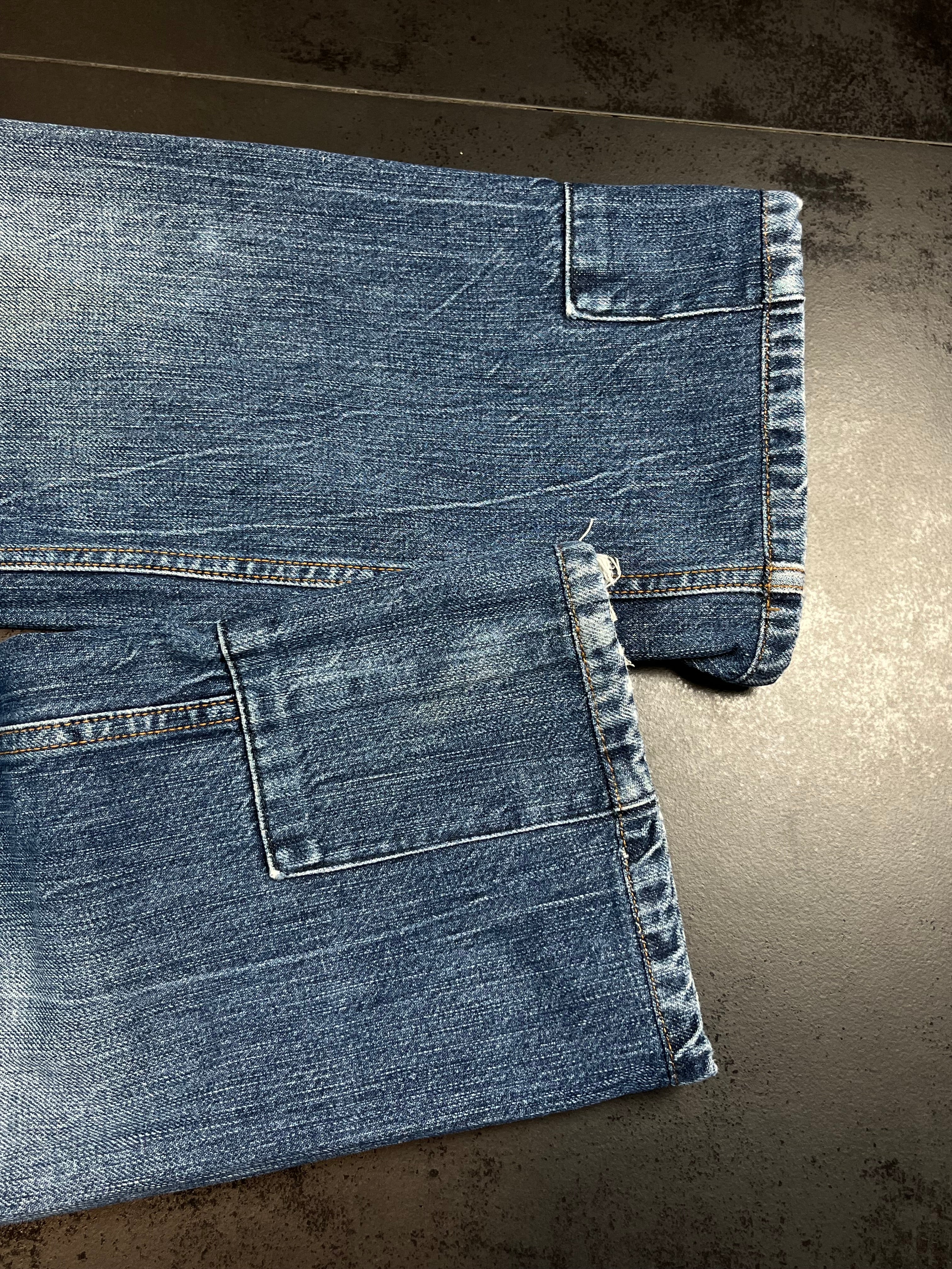 2000s Dolce & Gabbana Low Rise Flared Jeans