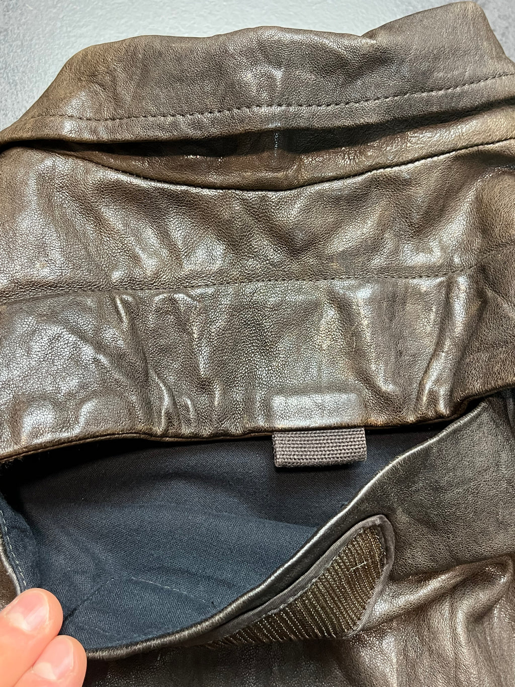 AW08 Rick Owens Stag “Bruiser” 5 Pocket Leather Jacket