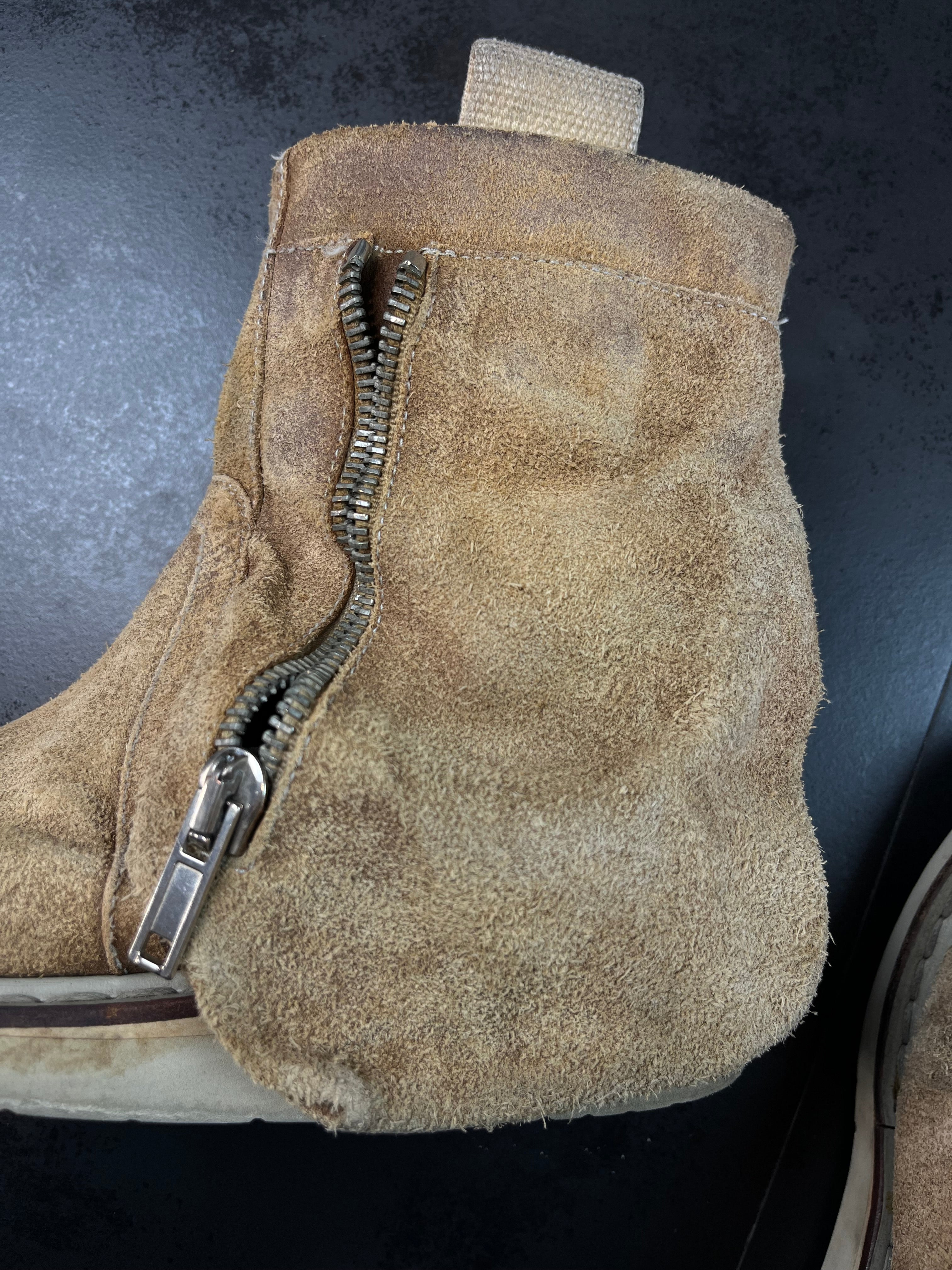 SS12 Rick Owens "Naska" Engineer Cargo Desert Boots