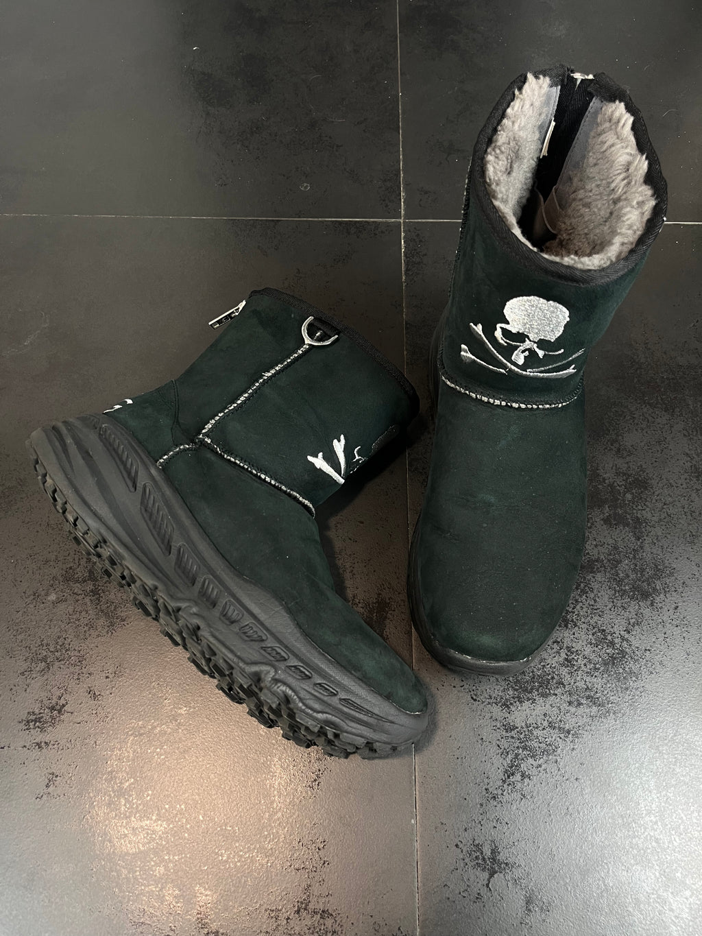 2020 Mastermind Japan x Ugg Shearling Tracksoles Boots