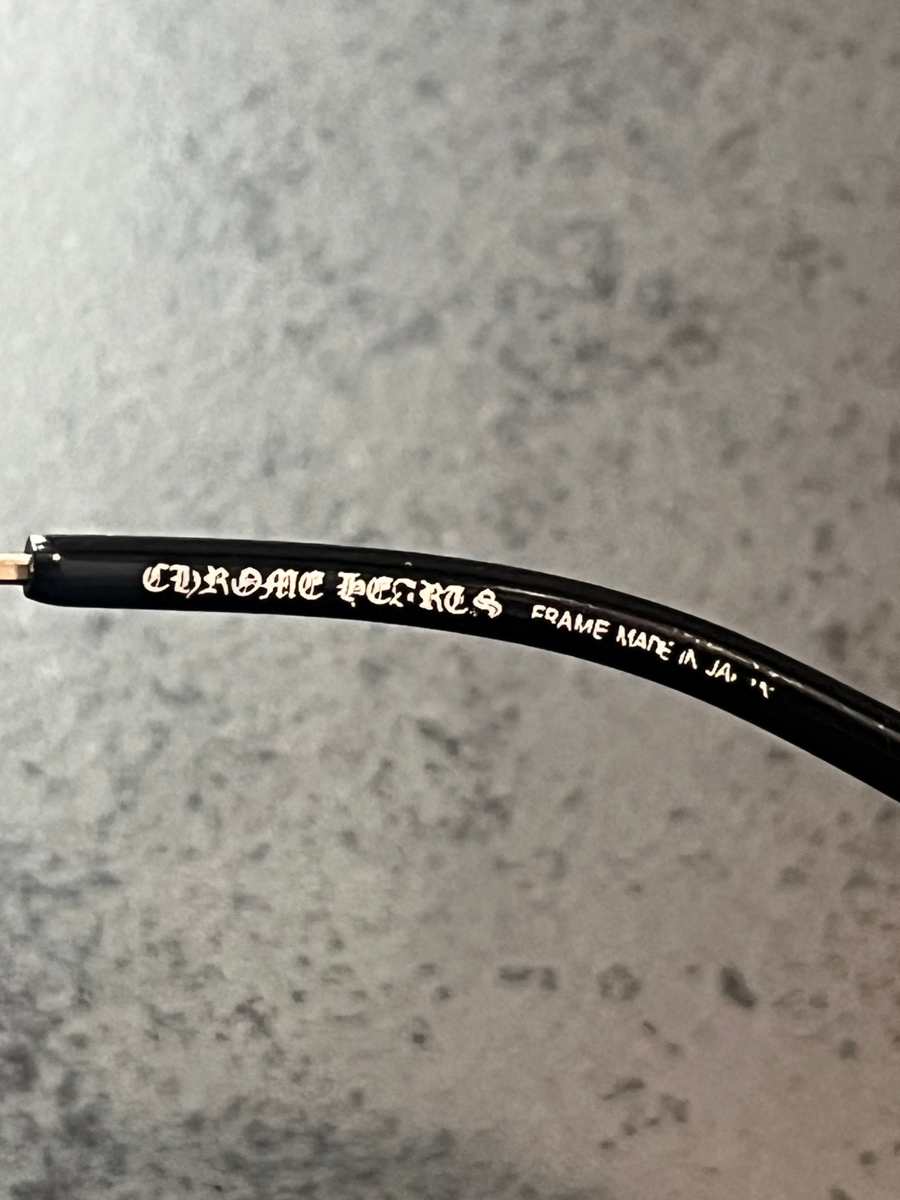 2002 Chrome Hearts “Box Lunch” Silver/Titanium/Acetate Aviators