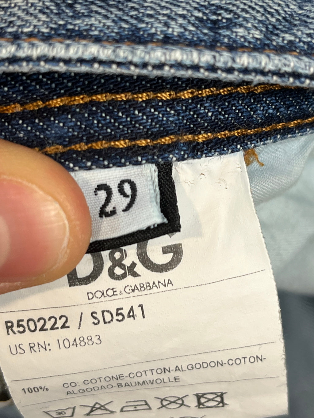 2000s Dolce & Gabbana Low Rise Flared Jeans