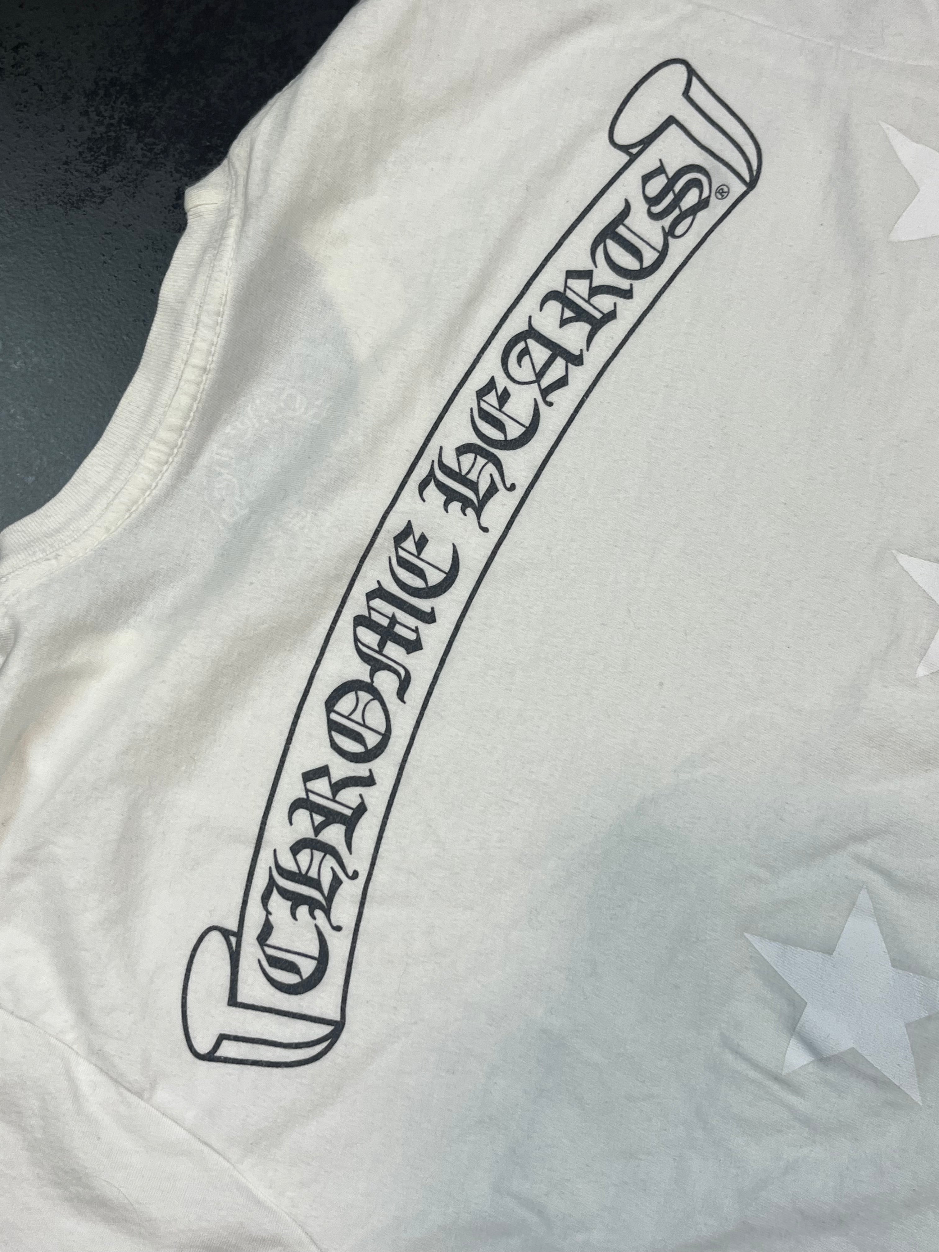 Chrome Hearts Stars/Scroll Logo T-Shirt